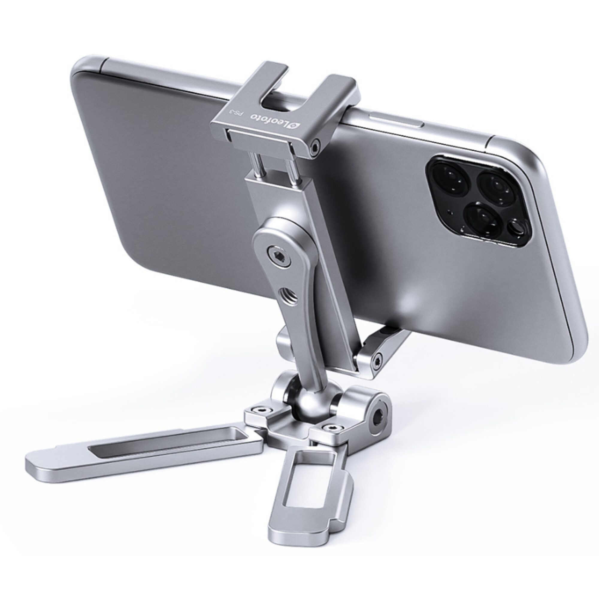 Leofoto Halterung Smartphone PC-3 silver Kamerastativ