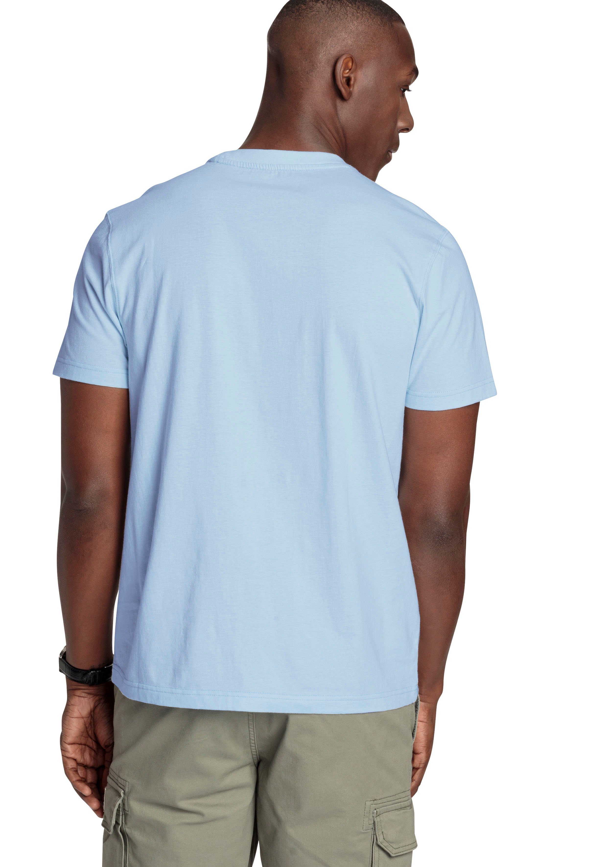 mit modischem DELMAO - Brustprint T-Shirt hellblau NEUE MARKE!
