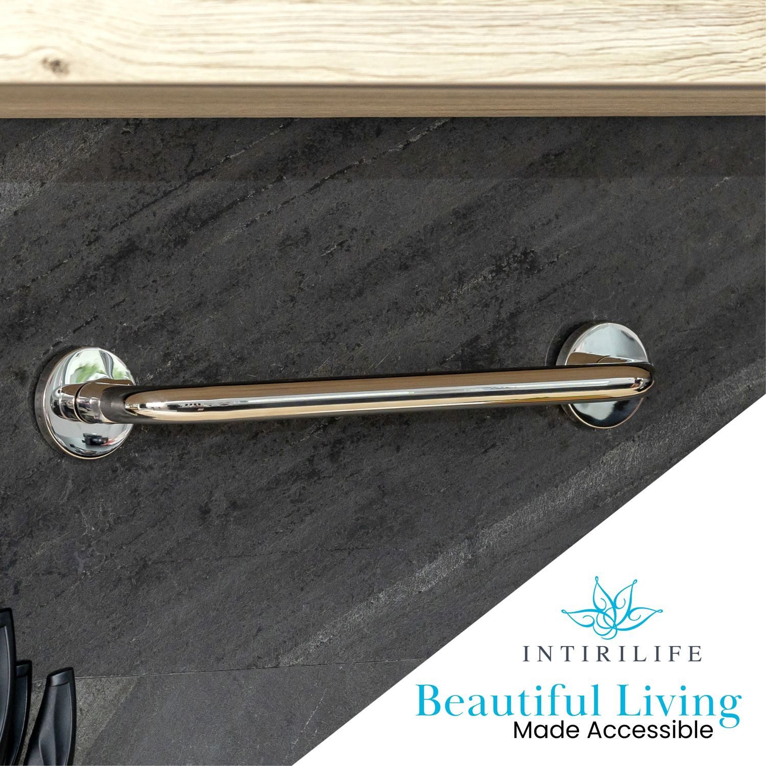 Intirilife Handtuchhalter, Hochglanzpolierter Edelstahl Handtuchhalter günstig online kaufen