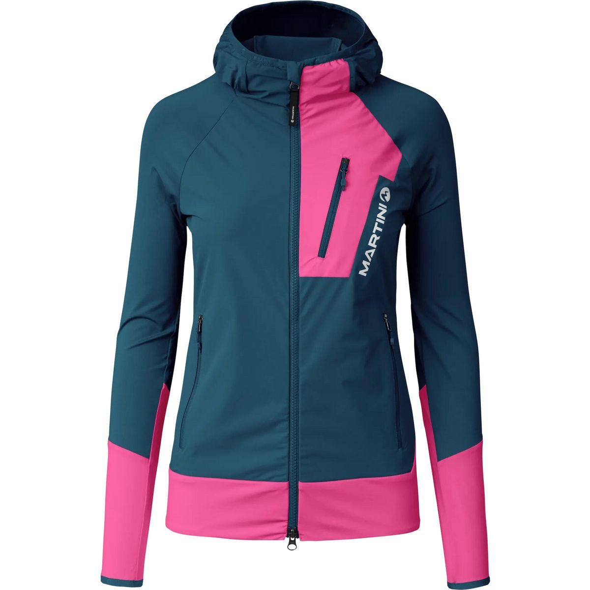 MARTINI Skijacke Yalca Hybrid Windbreaker Jacket W Leichte, atmungsaktive und winddichte Langlaufjacke mit smartem