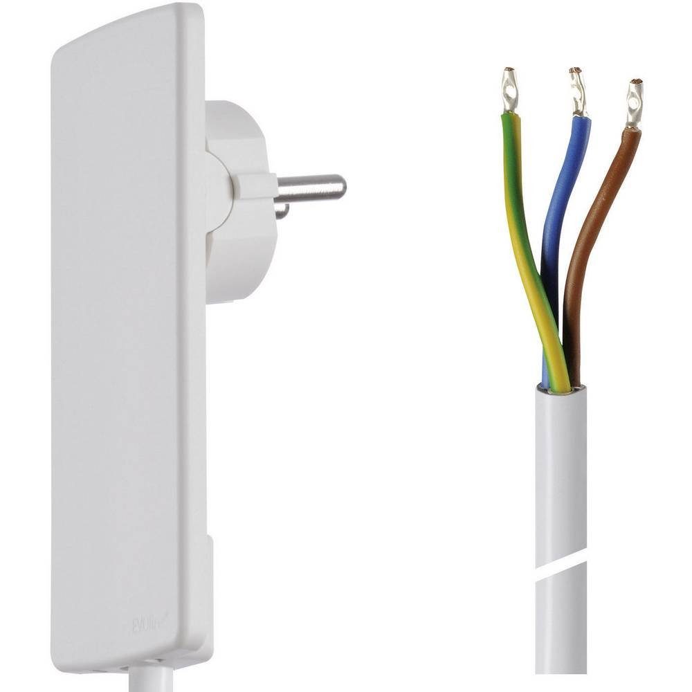 Anschlusskabel 1.5 m mit Flachstecker Stromkabel