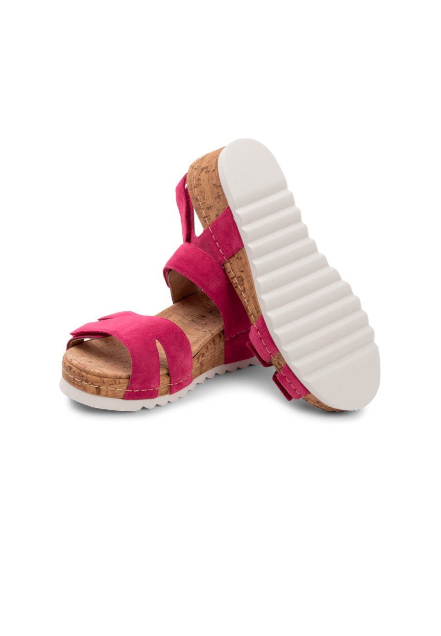 vitaform Damenschuhe Sandalette Veloursleder Sandalette