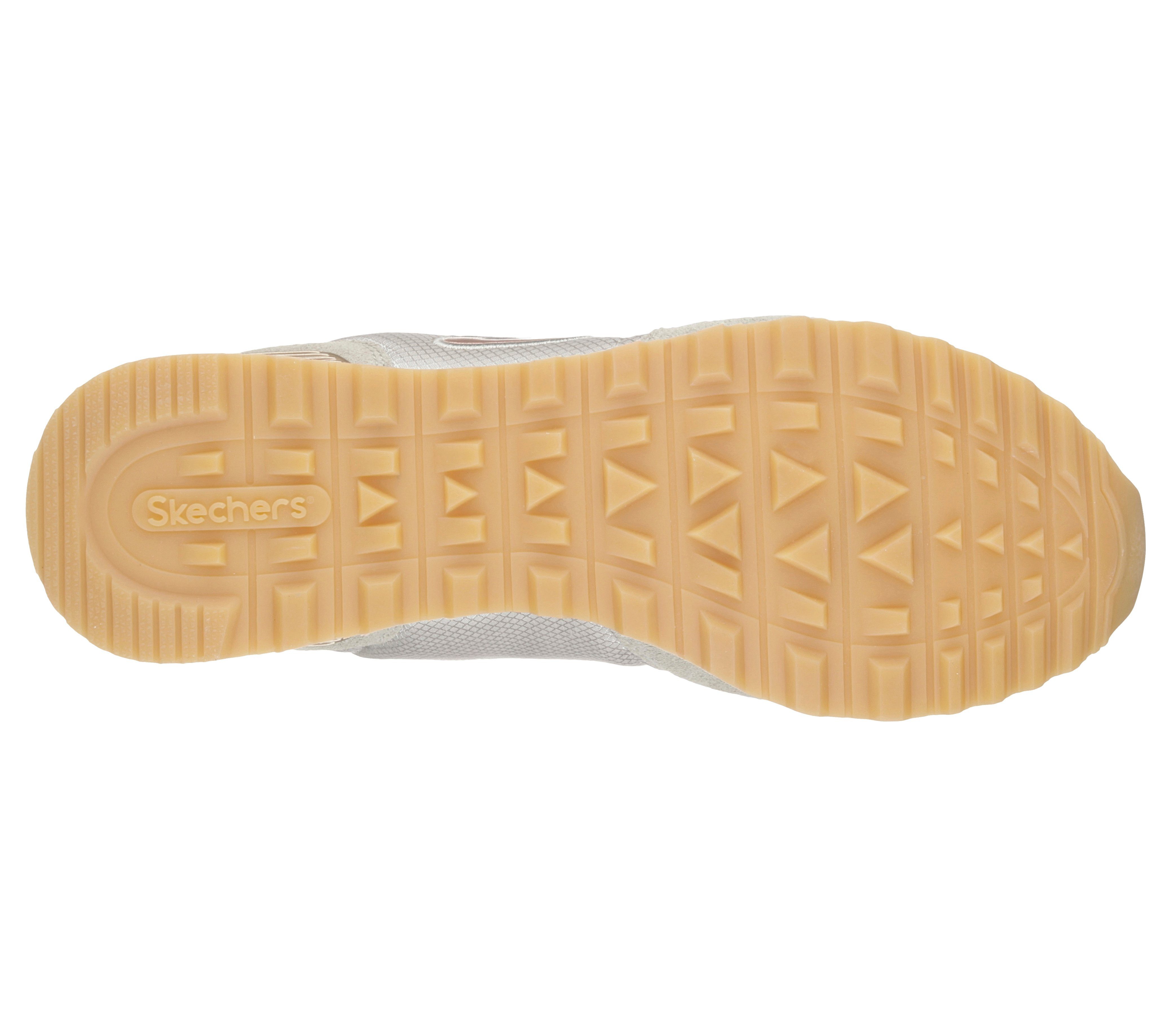 Skechers OG 85 - GOLDN GURL Sneaker Schnürschuh, Original-Retro-Jogginschuh mit Air-Cooled Memory Foam®
