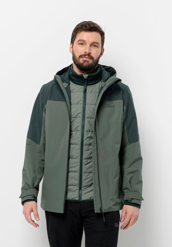 Jack GLAABACH M 3IN1 teilig) Wolfskin JKT (2 3-in-1-Funktionsjacke