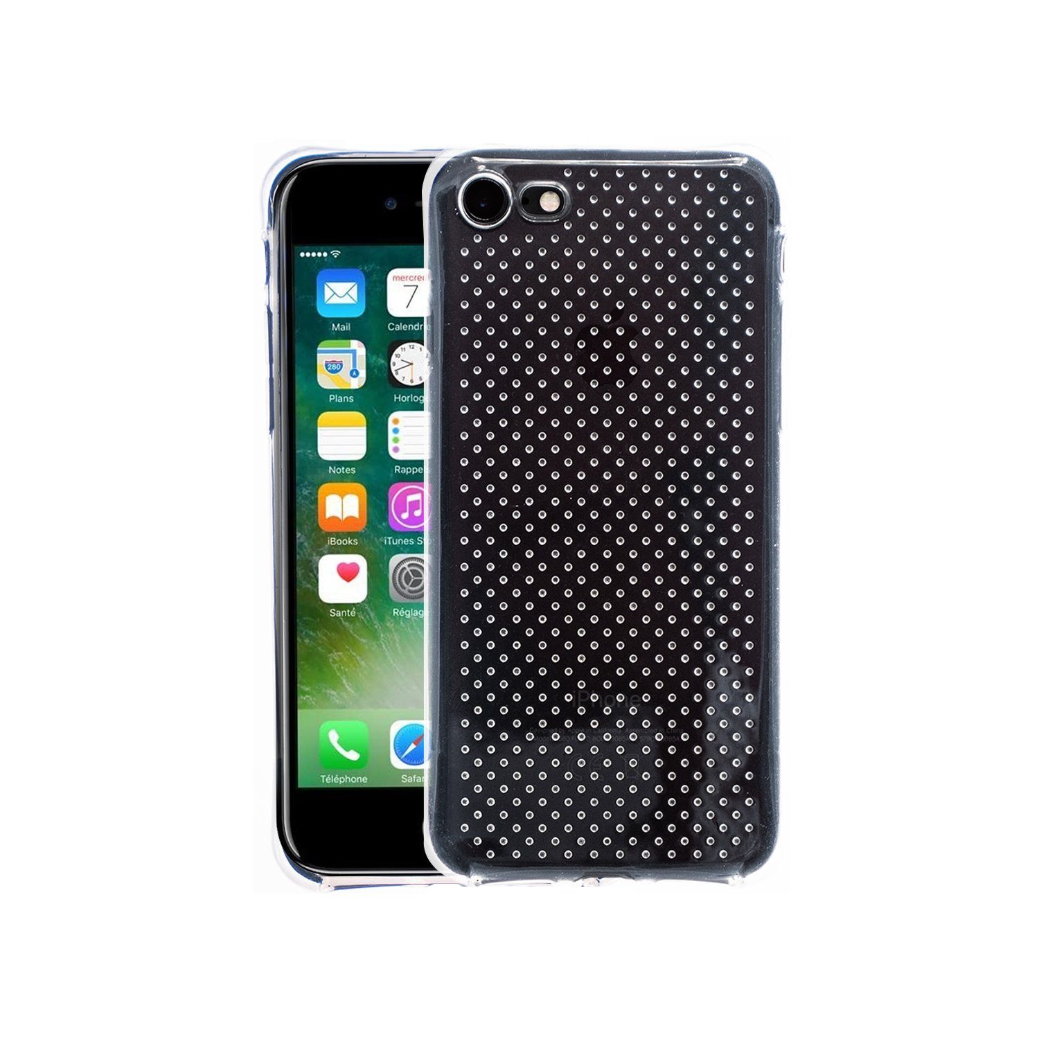 SLABO Handyhülle PREMIUM TPU Schutzhülle für iPhone SE 2022, iPhone SE 2020, iPhone 8, iPhone 7, iPhone 6S, iPhone 6 Hülle Tasche Case Bumper "Shockproof" KLAR