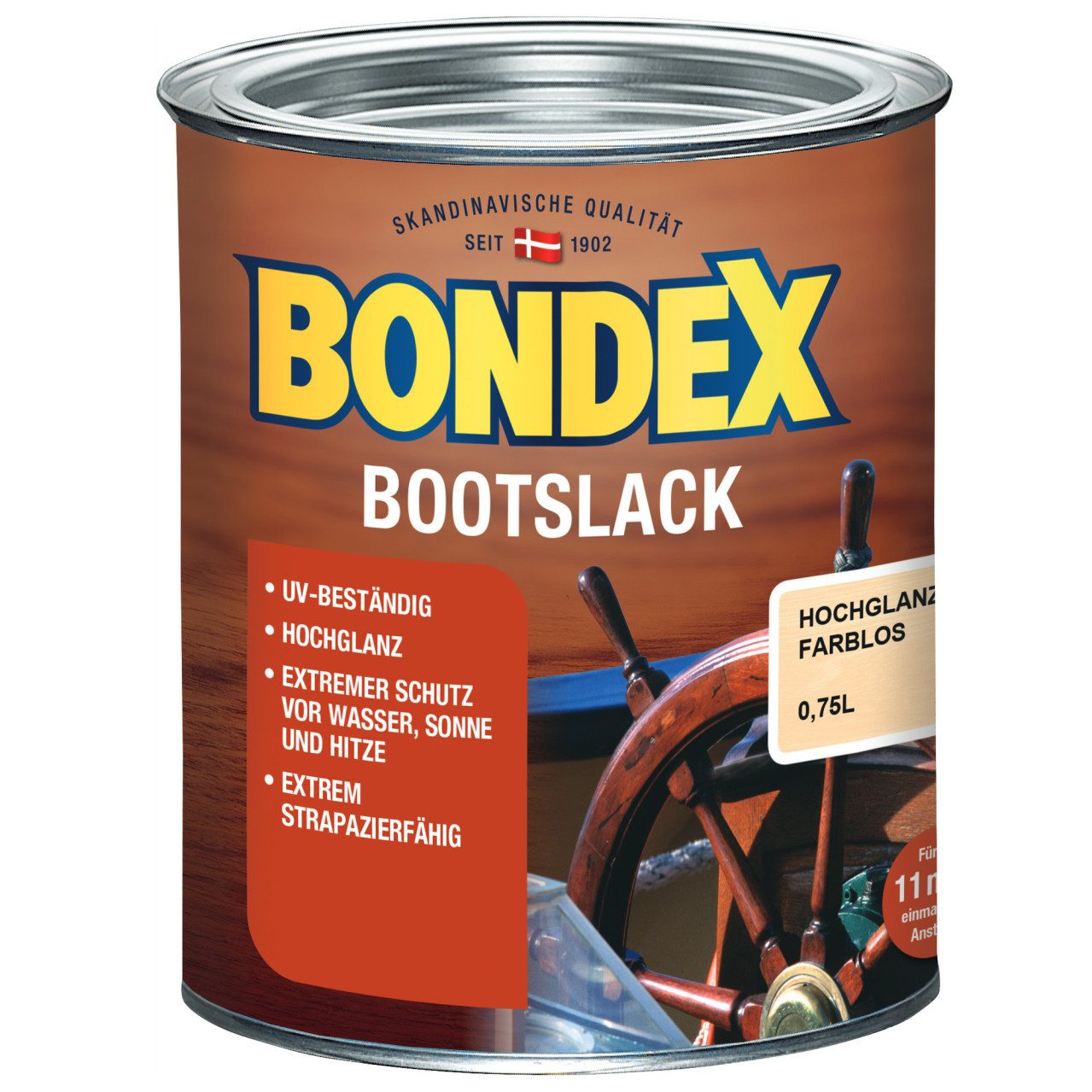 Bondex Holzschutzlasur Bondex Bootslack 0,75 L farblos