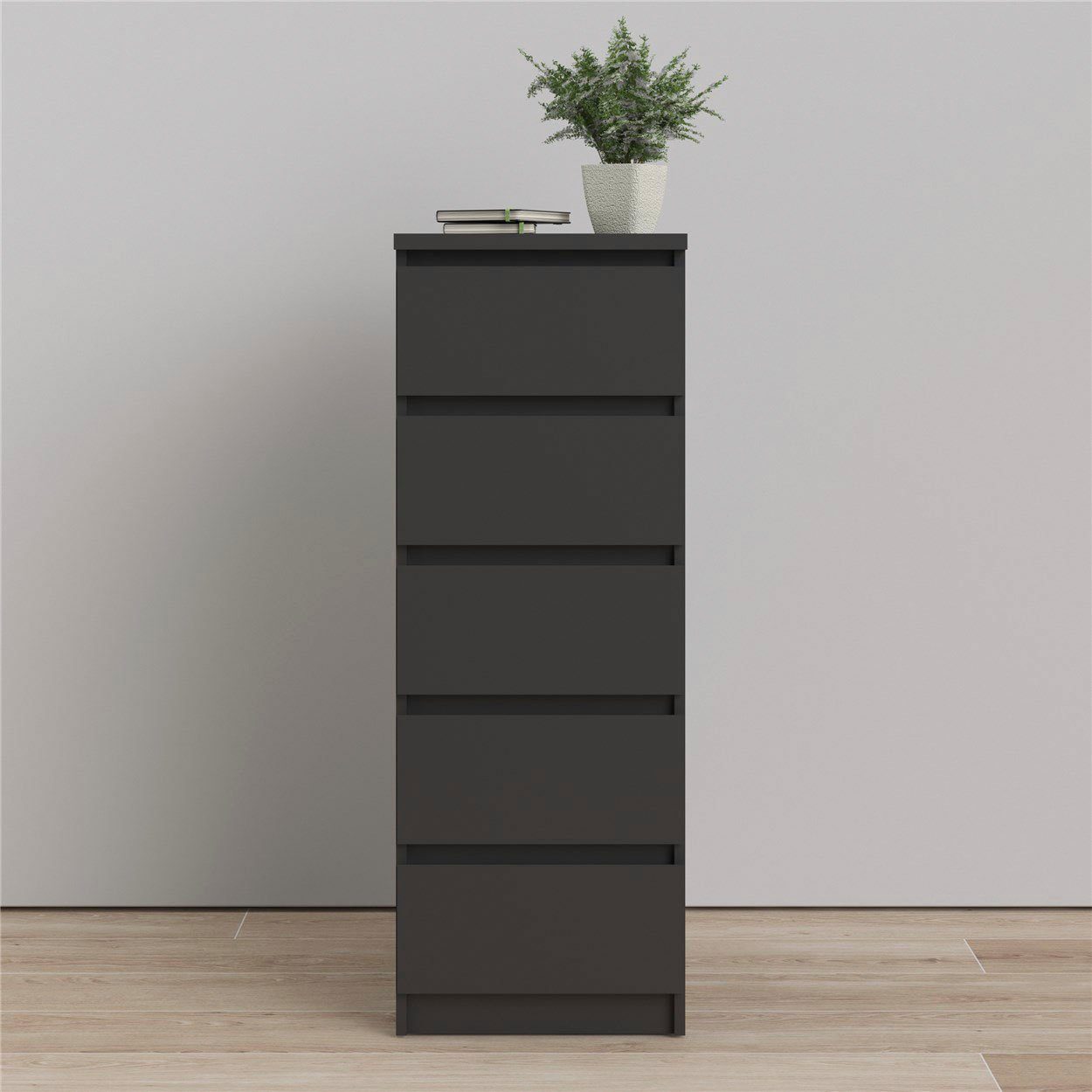 INOSIGN Highboard Naia, Hochkommode, 5 Schubladen, Aufbewahrung, grifflose günstig online kaufen