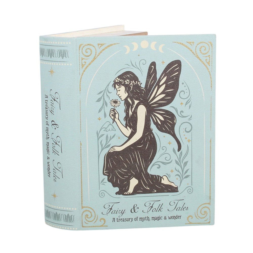 Something Different Aufbewahrungsdose Fairy & Folk Tales Buch-Box – Dekorative Aufbewahrungsbox Witchy Deko