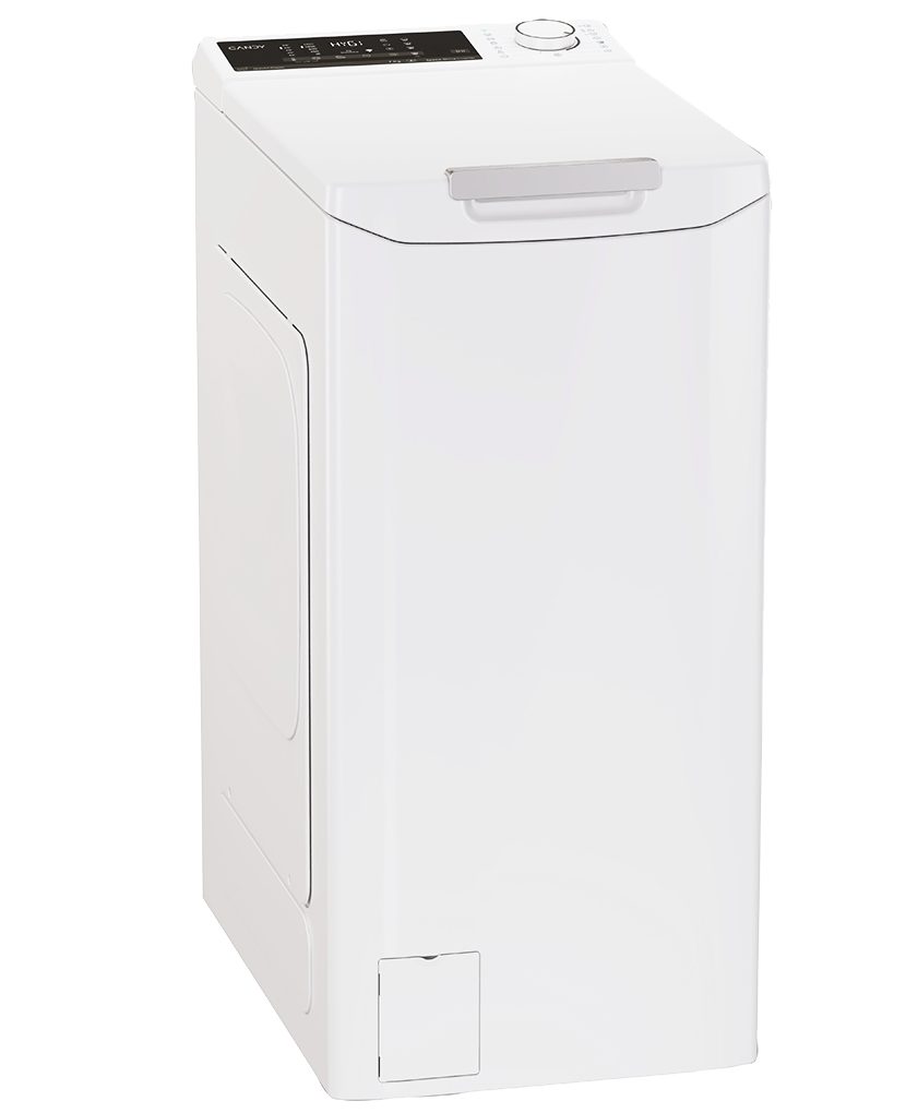 Candy Waschmaschine Toplader TCA474TM5-S, 7.0 kg, 1400 U/min, Nachlegefunktion, Gentle Touch, Wi-Fi und Bluetooth, 17 Programme