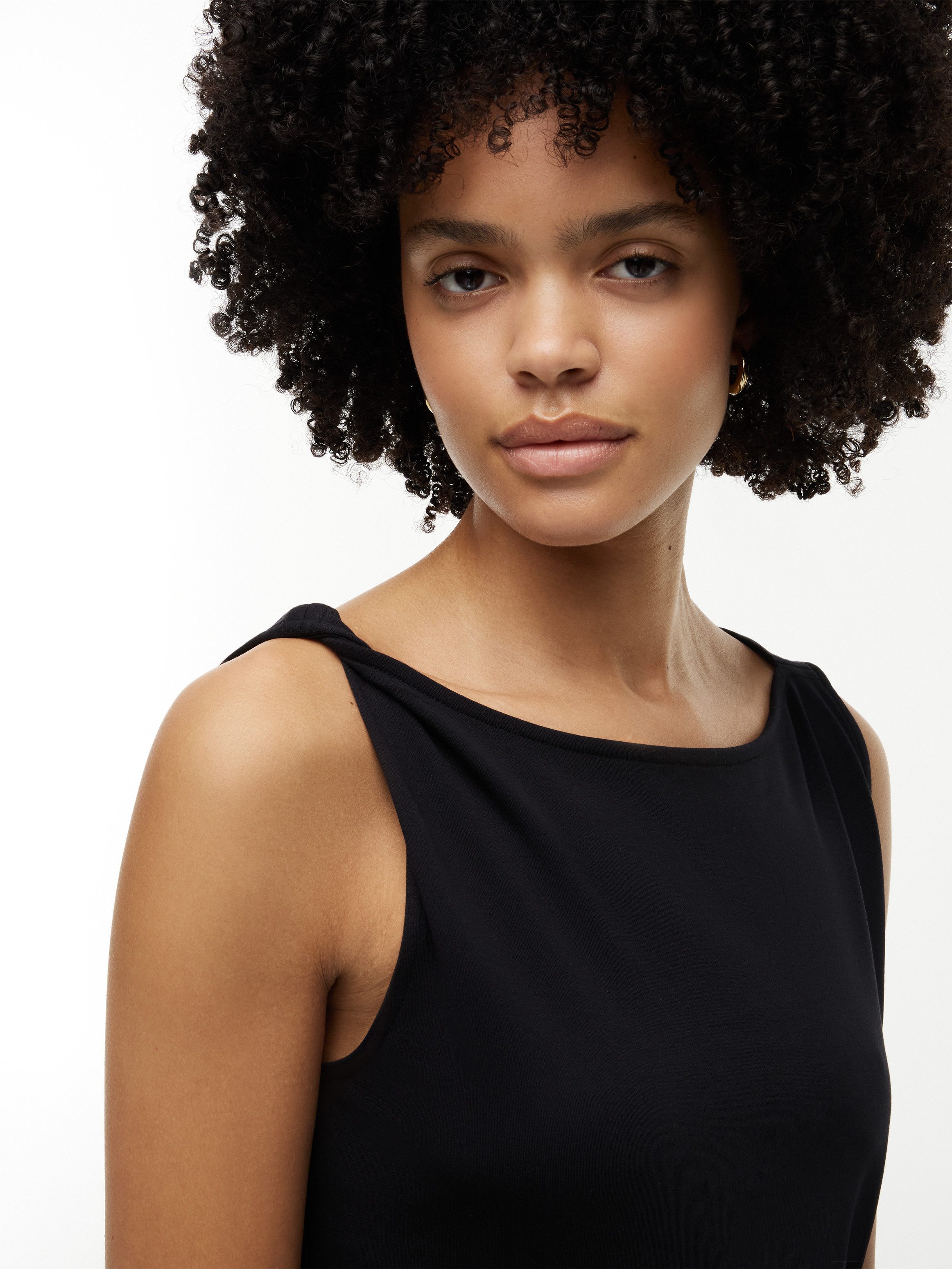 Tommy Hilfiger Jerseykleid INTERLOCK KNOT DETAIL DRESS Baumwolle, Interlock – Bild 2 von 5