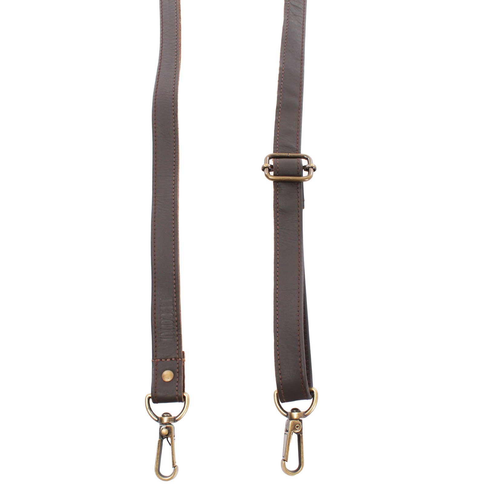 LECONI Schulterriemen Trageriemen Taschen Schultergurt Tragegurt Leder schmal 150cm LEC-R4