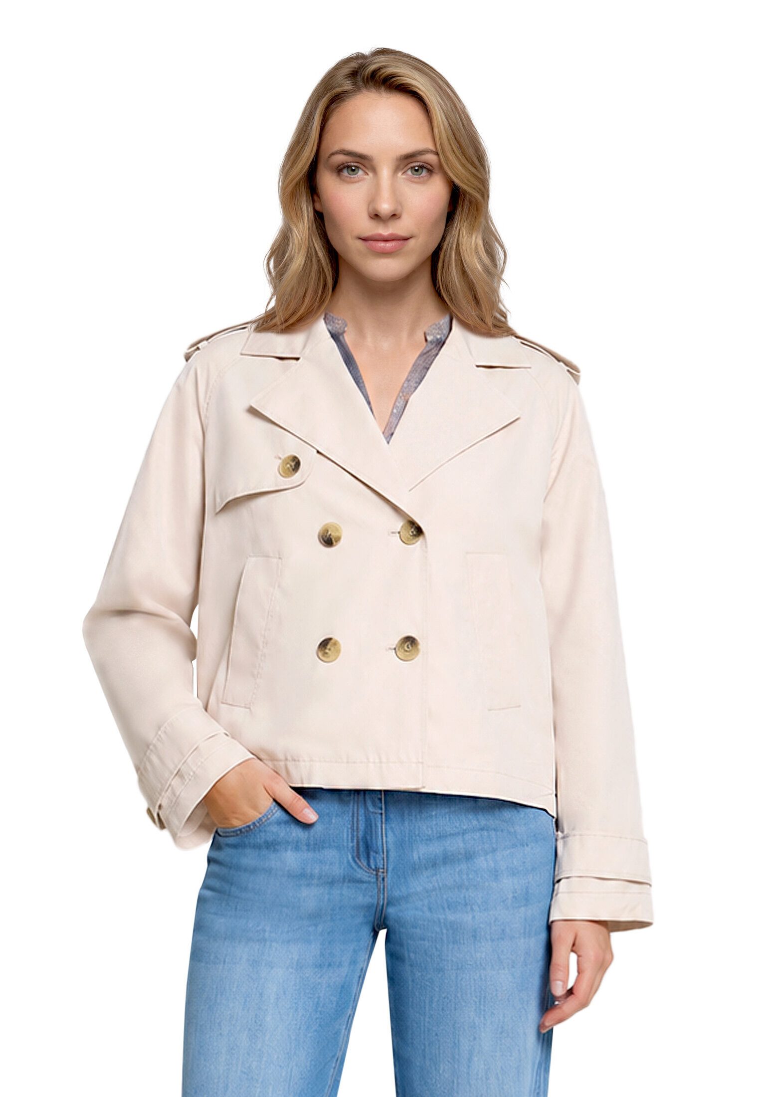 Betty Barclay Canvasjacke Damen langarm