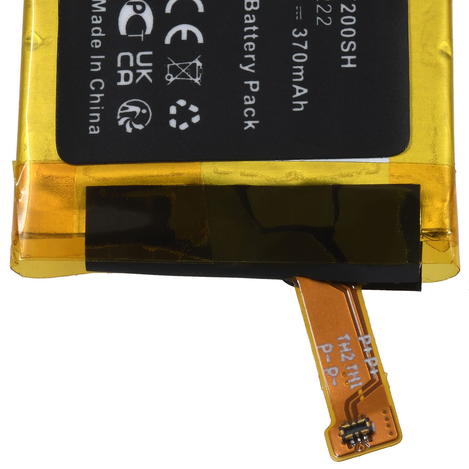 Powery Akku für Fossil Typ APP00222 Akku 370 mAh (3.8 V)