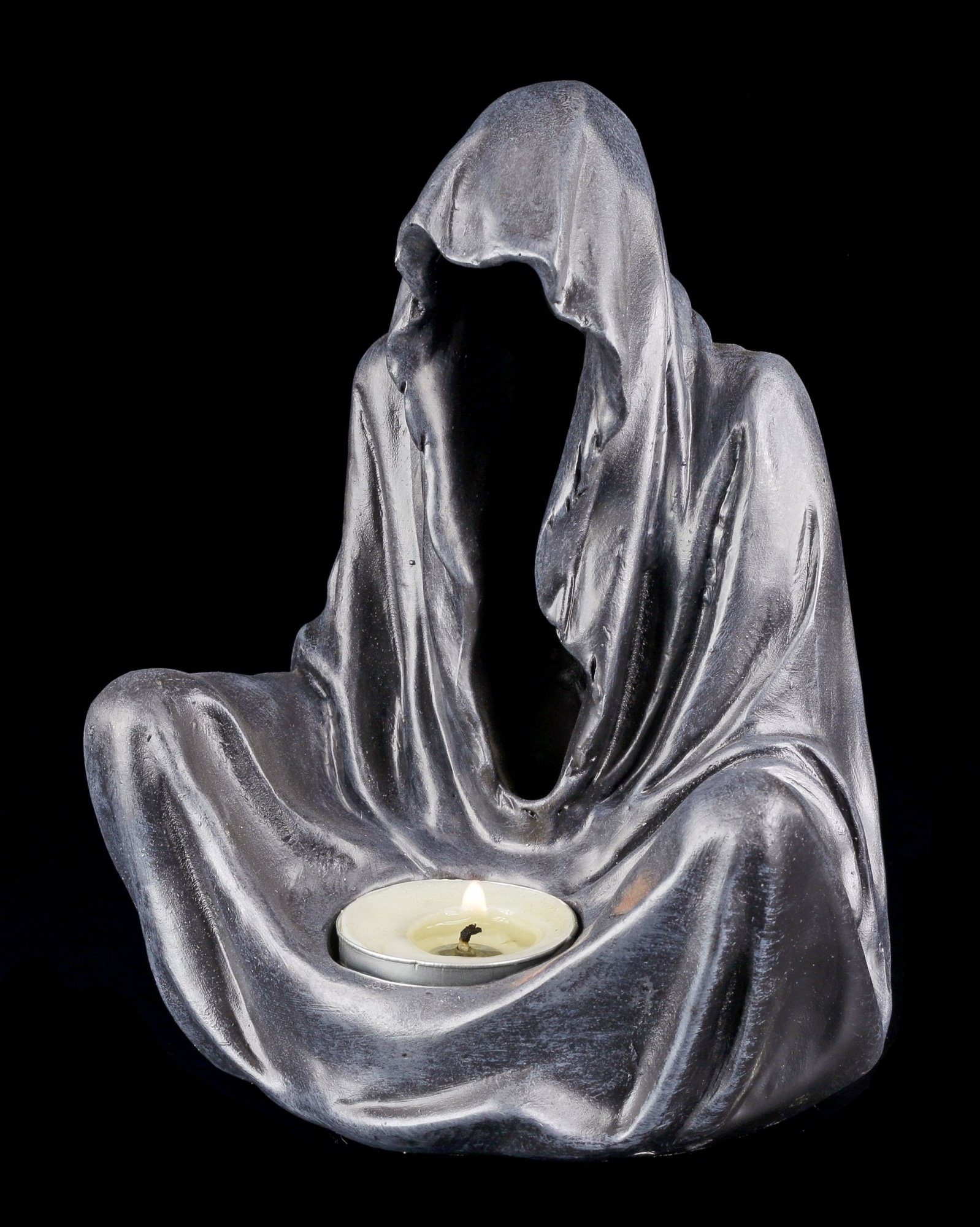Figuren Shop GmbH Teelichthalter Reaper Teelichthalter - Die ewige Flamme - Gothic Deko Kerze