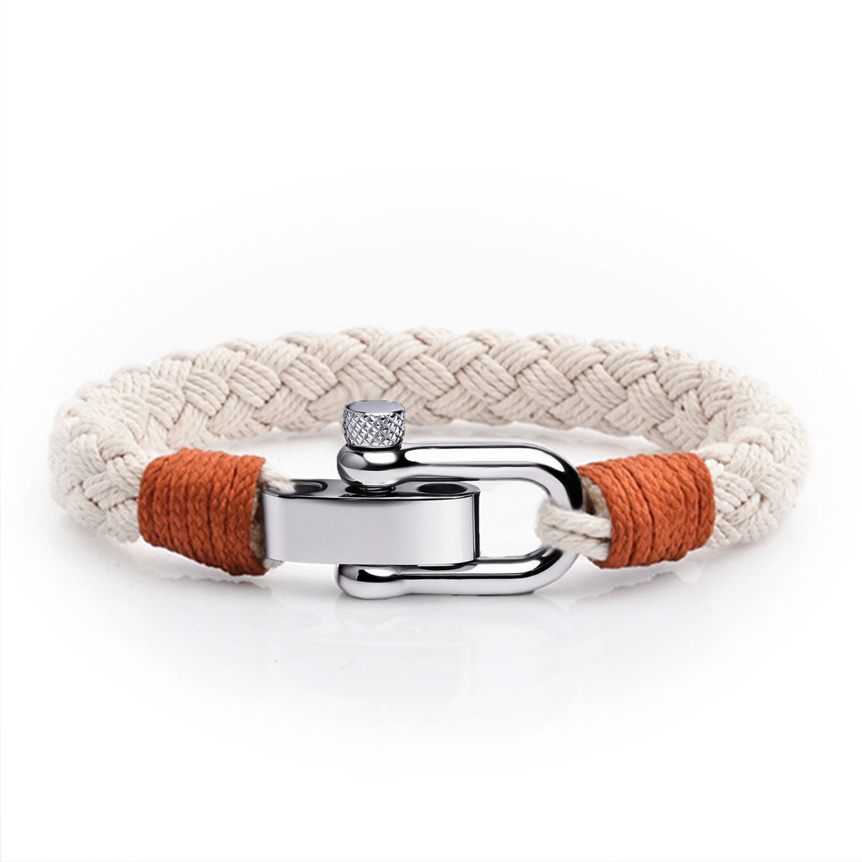 UNIQAL.de Armband Maritime Armband aus Segeltau "RONA" nautics, Schäckel ve günstig online kaufen