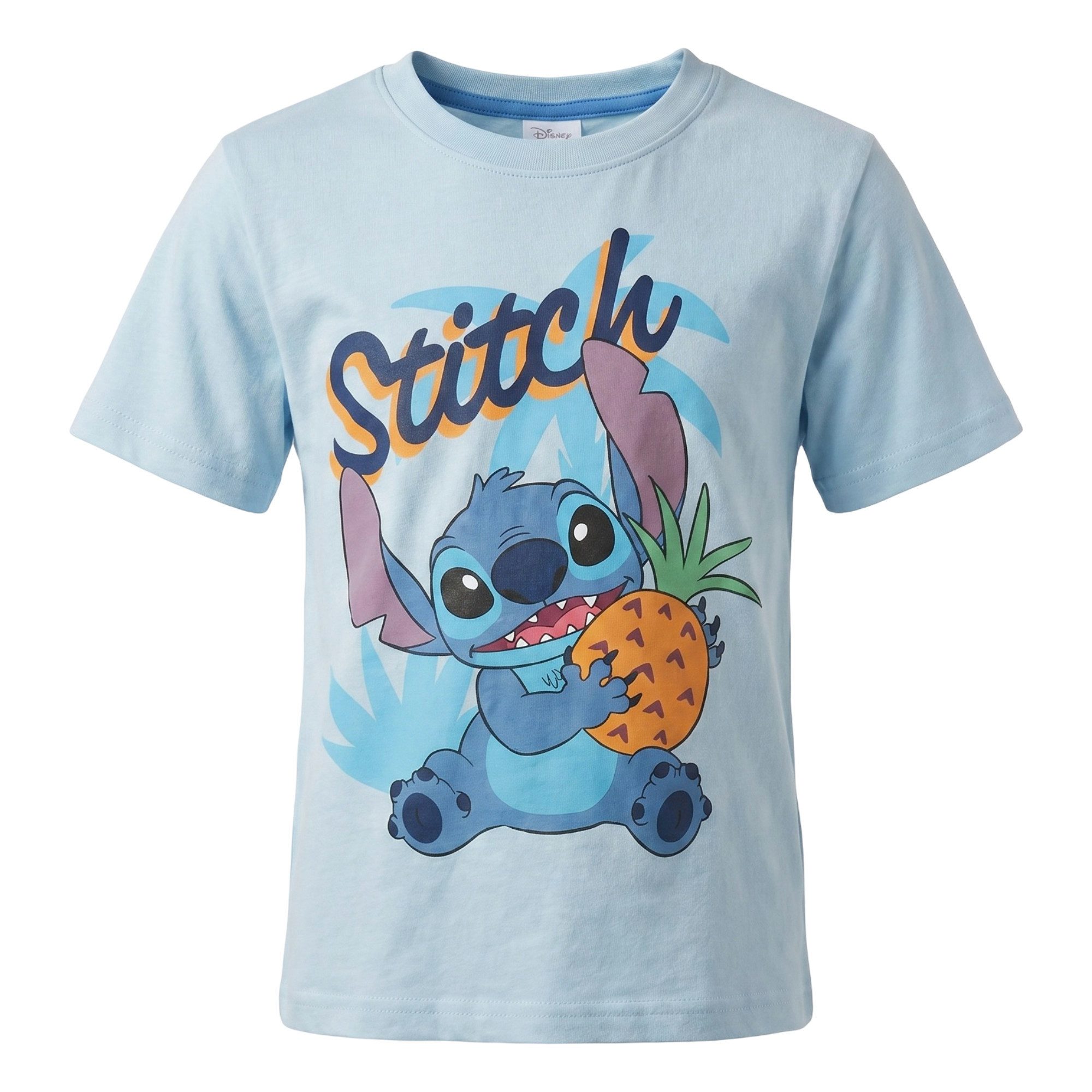 Print-Shirt Disney Lilo und Stitch Kinder kurzarm T-Shirt 100% Baumrolle