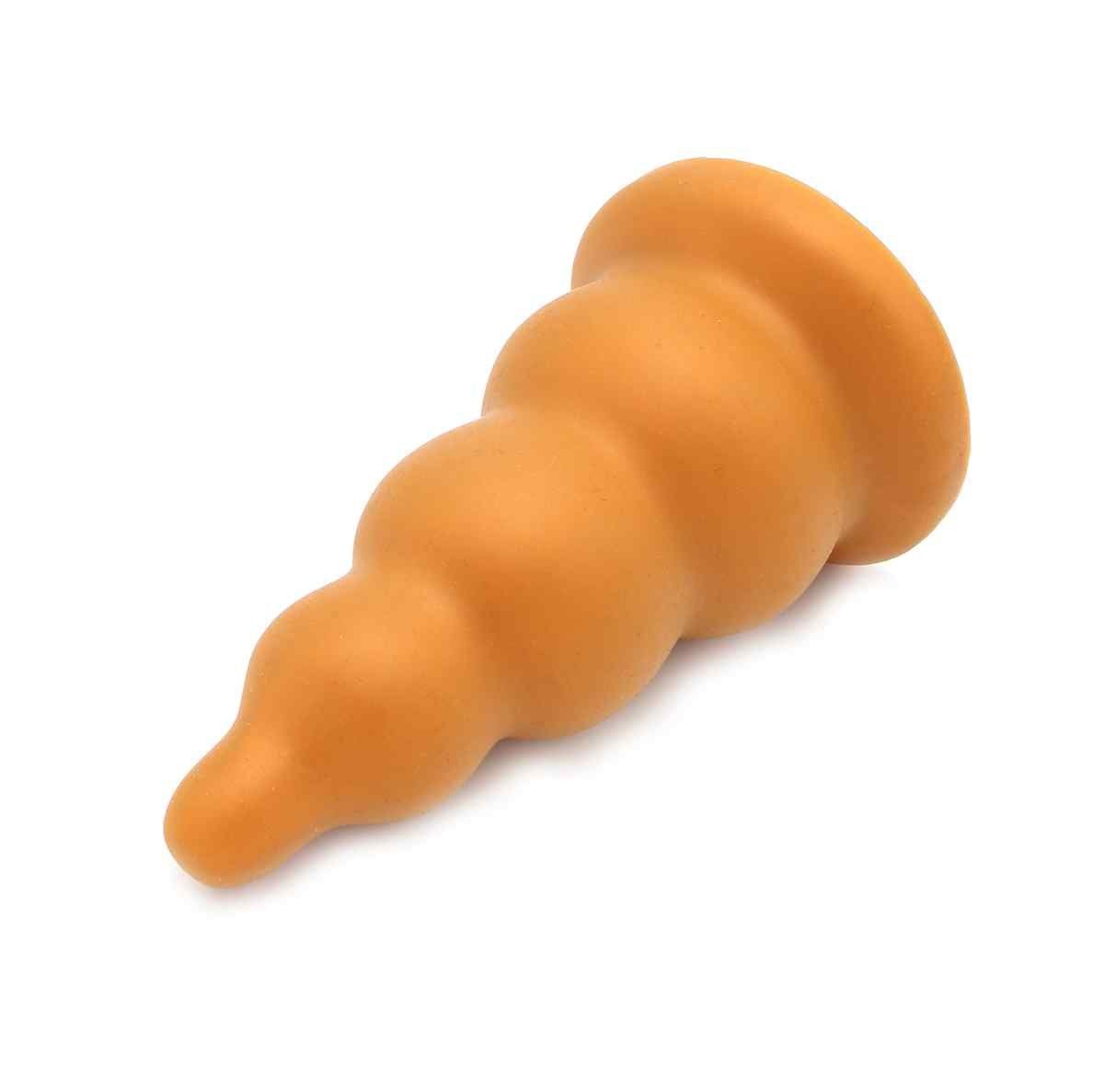9,5 cm, - Blob Analplug Goldplay L KIOTOS elastischer Silikondildo