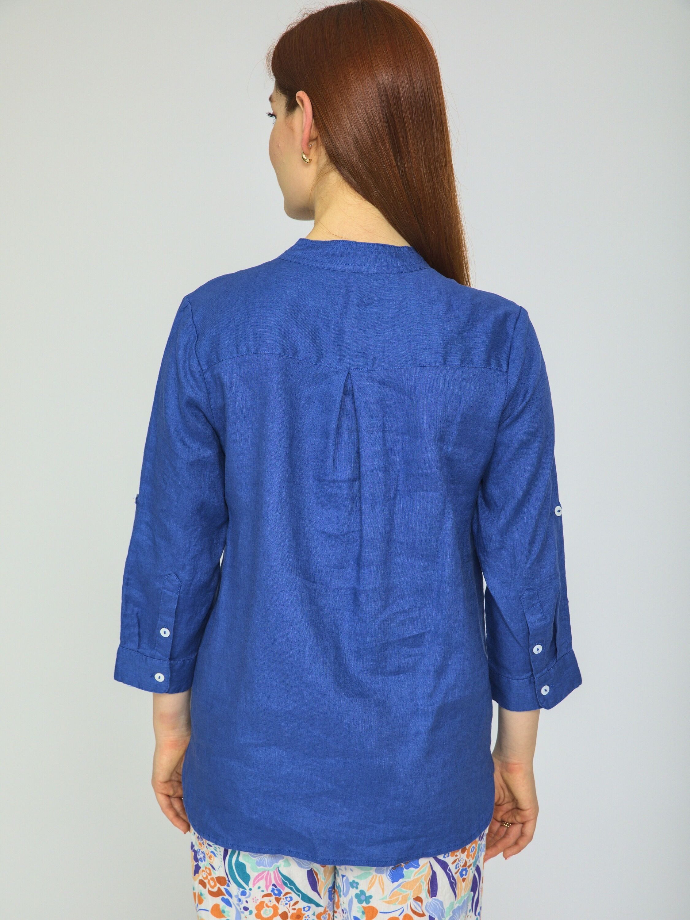 VICCI Germany Langarmbluse aus Leinen günstig online kaufen