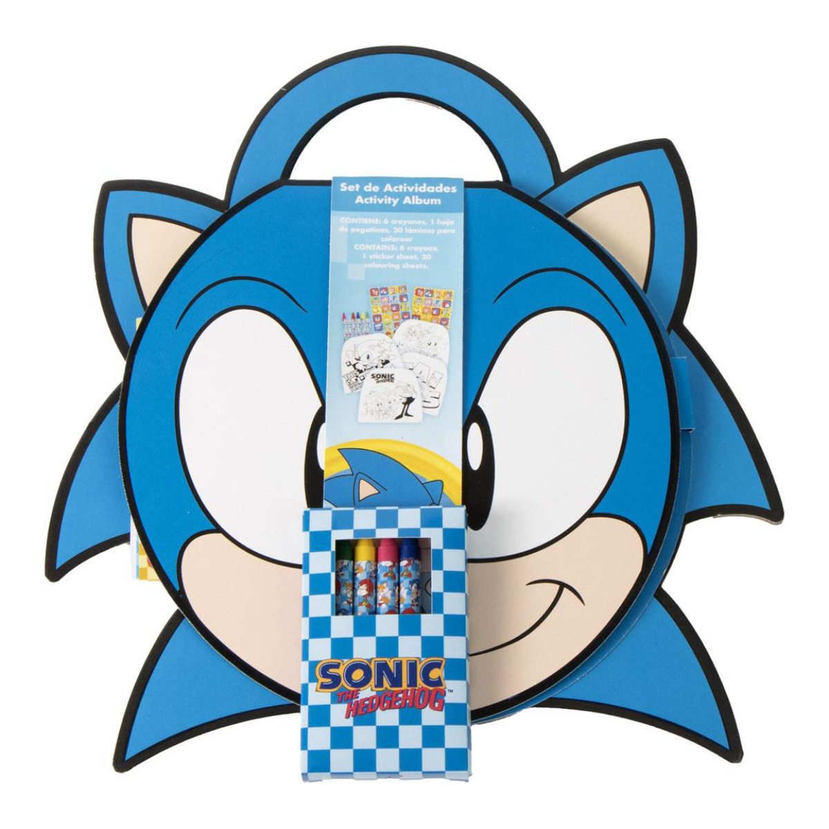 Sonic The Hedgehog Malbuch Beschäftigungsalbum für Reise und Freizeit