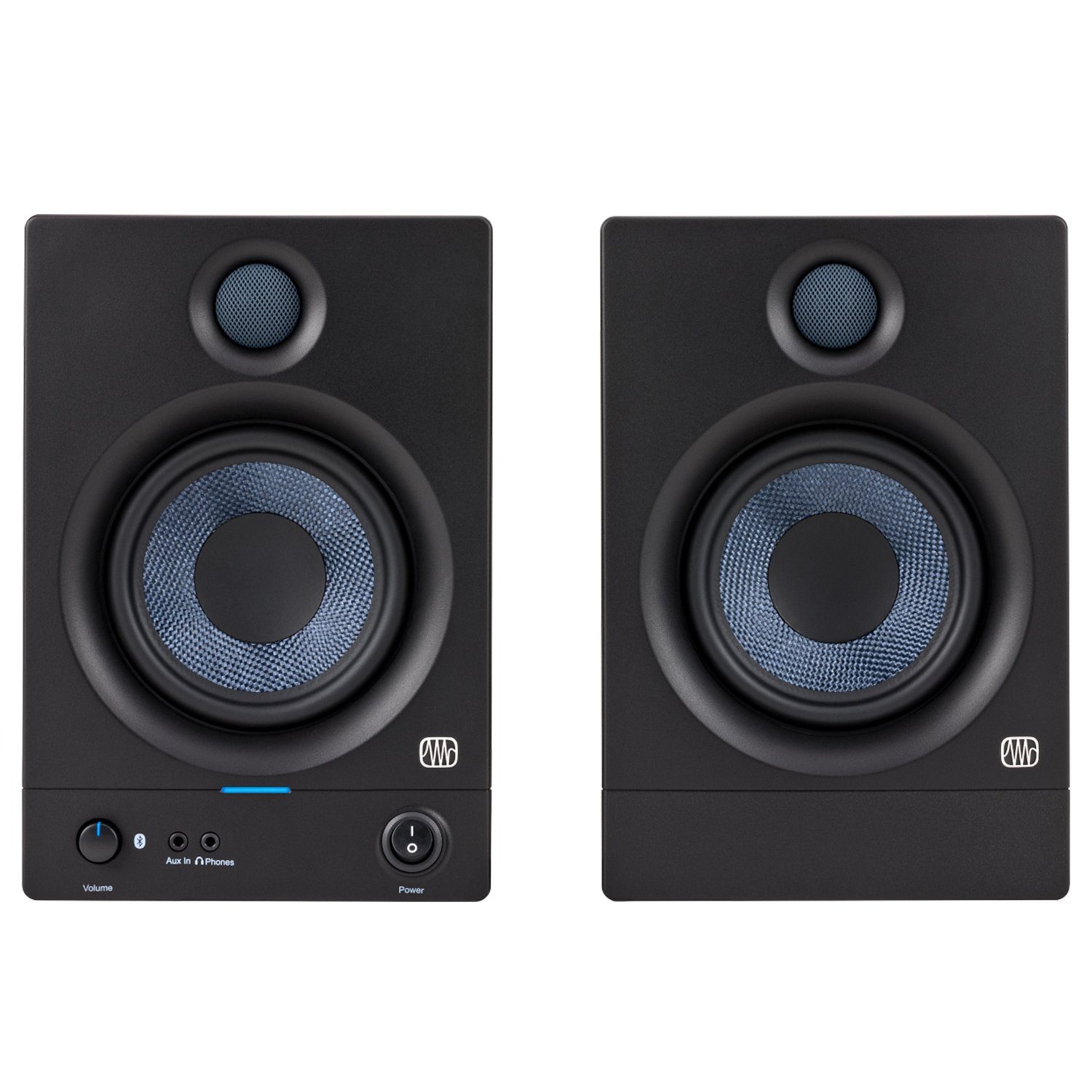 Presonus Eris 5 BT Studio Monitor-Boxen PC-Lautsprecher 2 Generation (Bluetooth 5.0, 100 W, mit Boxenfüße rot)