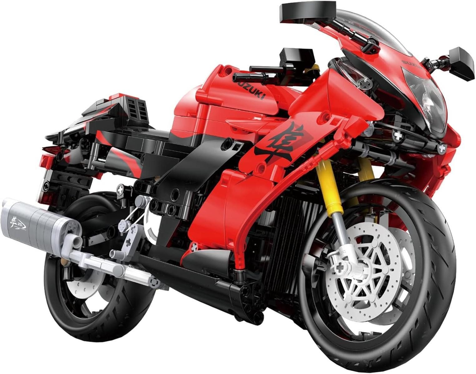CaDA Modellbausatz CADA Suzuki Hayabusa 1043 Teile Motorrad 1:6 DeQuBe 927DE64051 8+