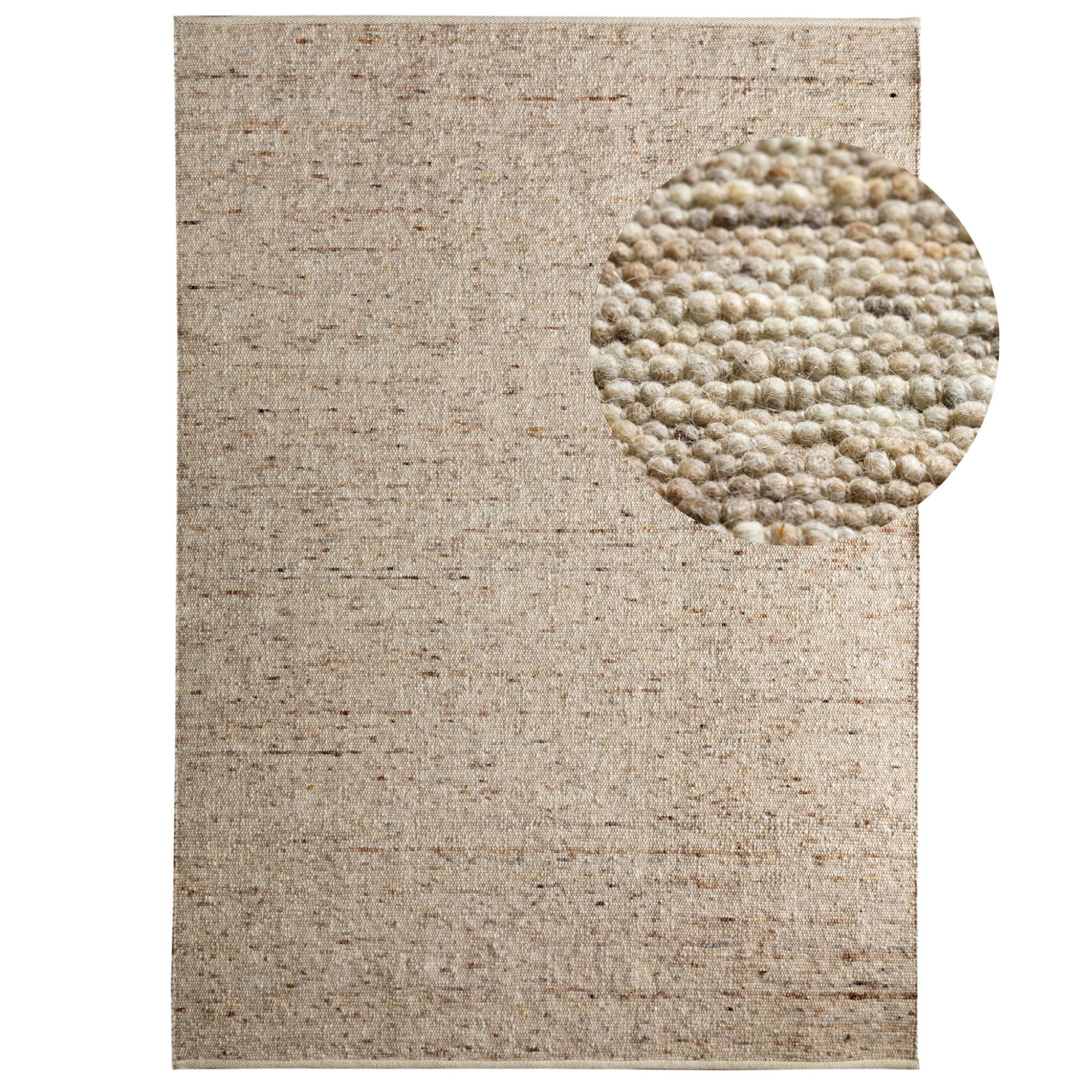Wollteppich Leutasch mit Fusselstopp