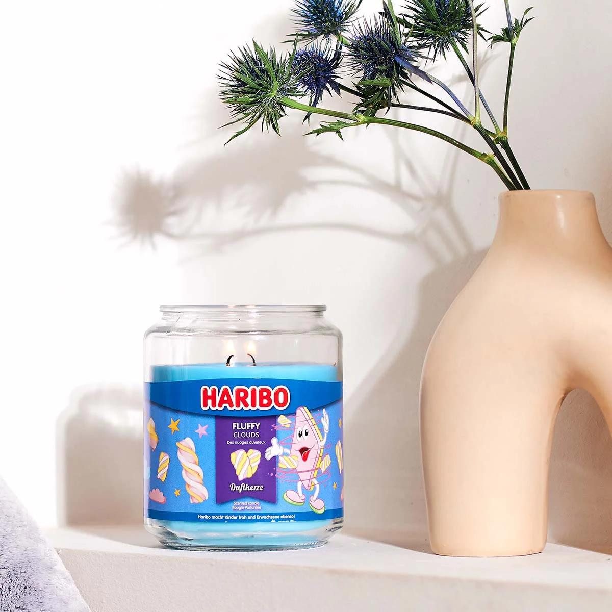 HARIBO Duftkerze HARIBO Duftkerze - verschiedene Düfte 510G 100h Brenndauer im Glas (Einzeln, 1-tlg., Einzeln), HARIBO-Duft