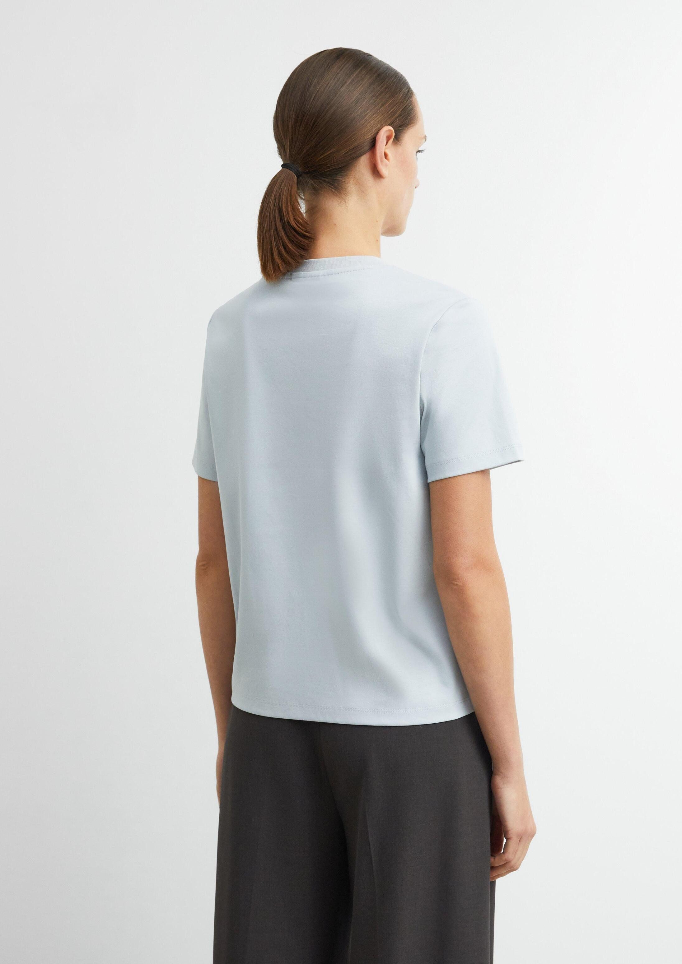comma Kurzarmshirt T-Shirt Hochwertiges T-Shirt aus Baumwolle