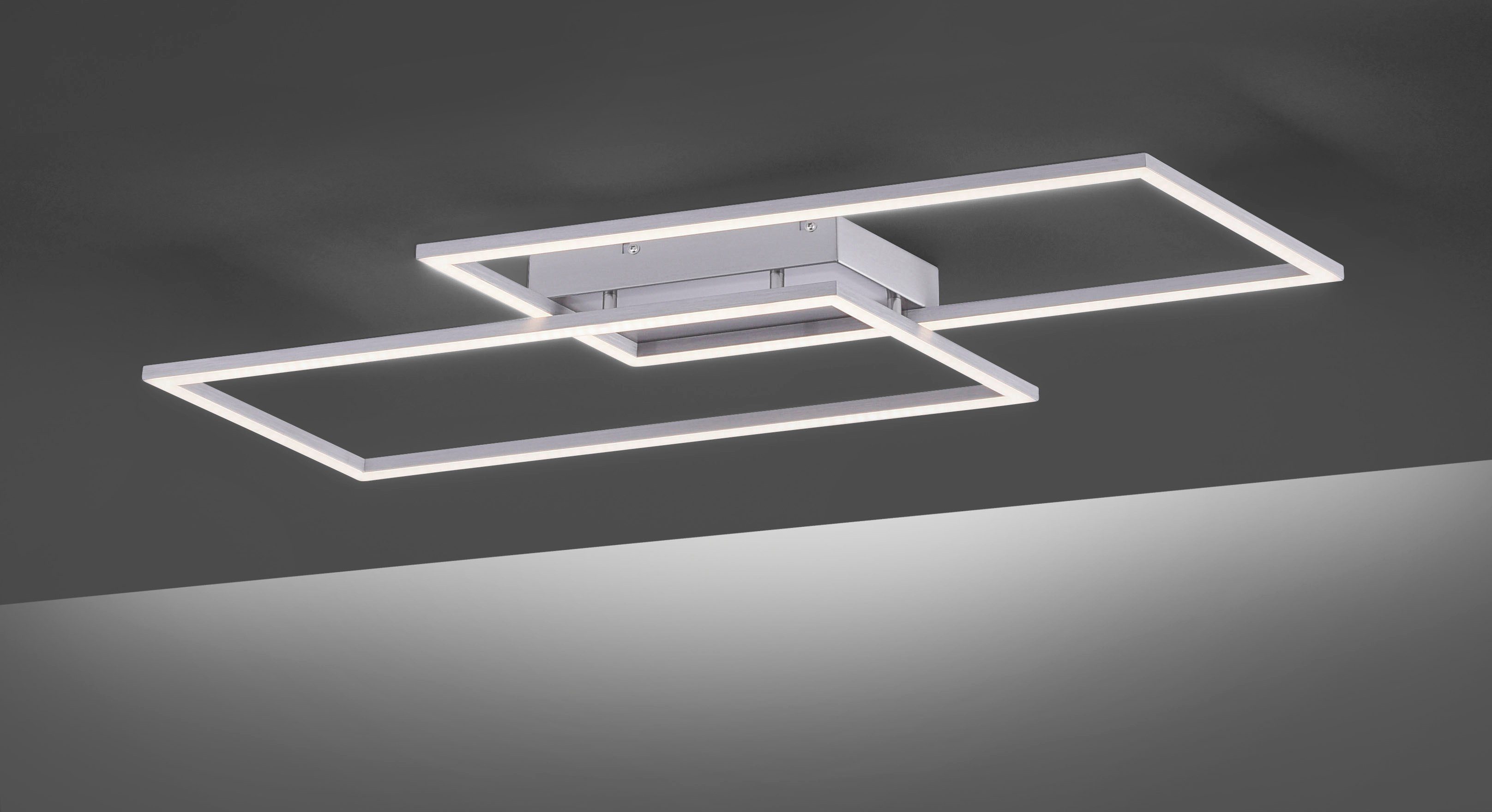 Paul Neuhaus LED Deckenleuchte Inigo, Dimmfunktion, LED fest integriert, Warmweiß, Stufenlos dimmbar über vorhandenen Wandschalter