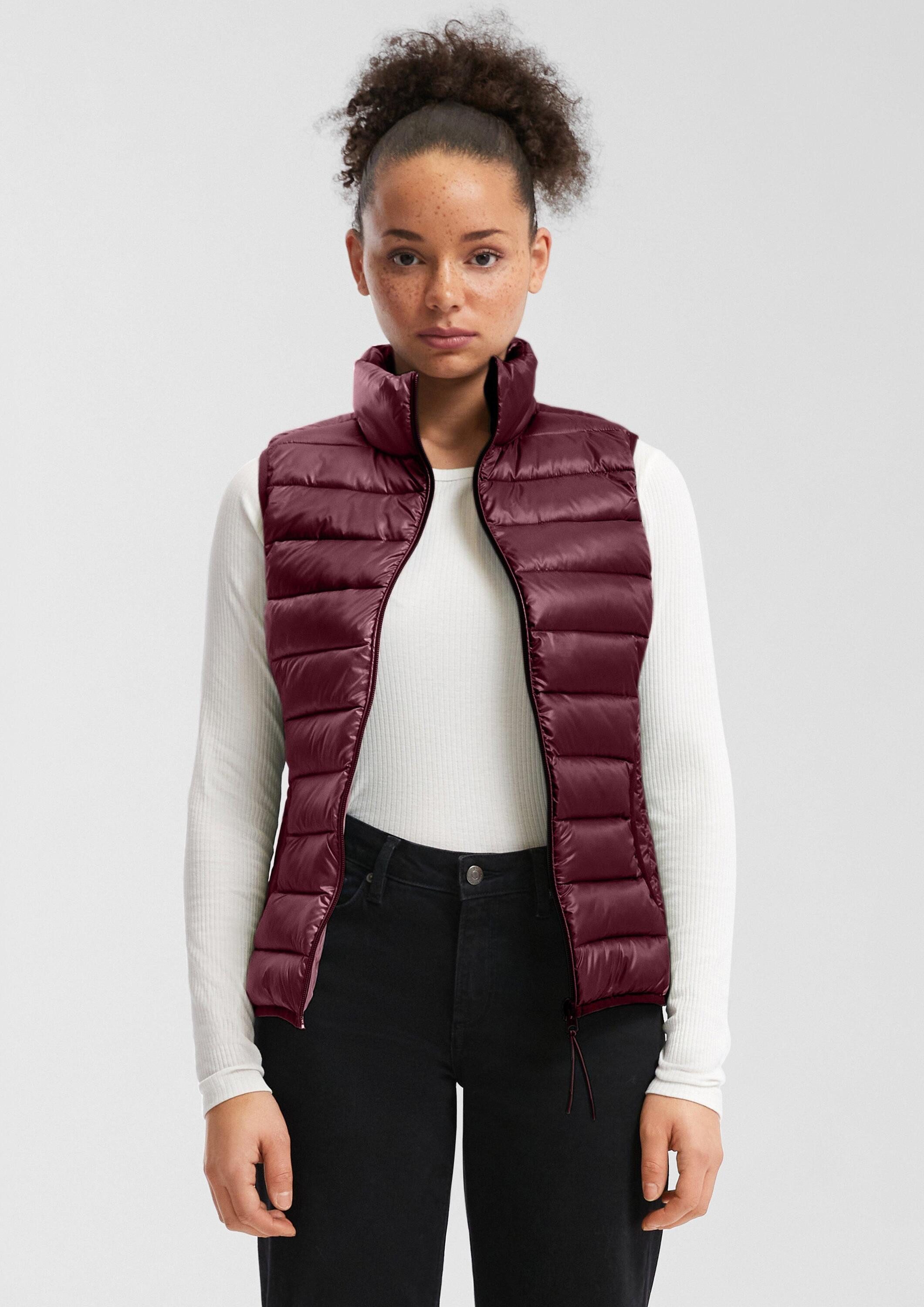 QS Outdoorjacke Outdoor-Weste Leicht wattierte Steppweste günstig online kaufen
