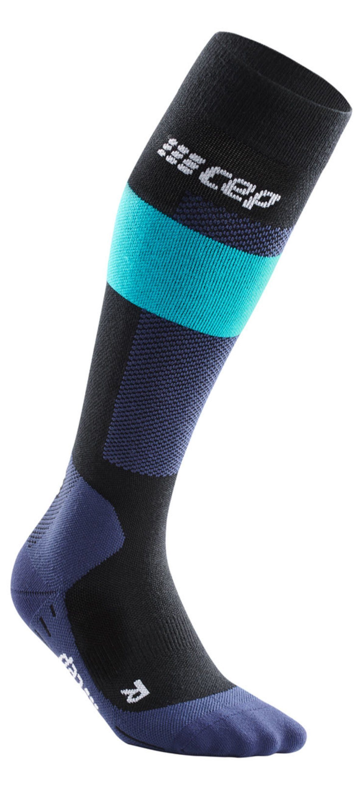 Strümpfe CEP merino socks, skiing, tall, v2,women