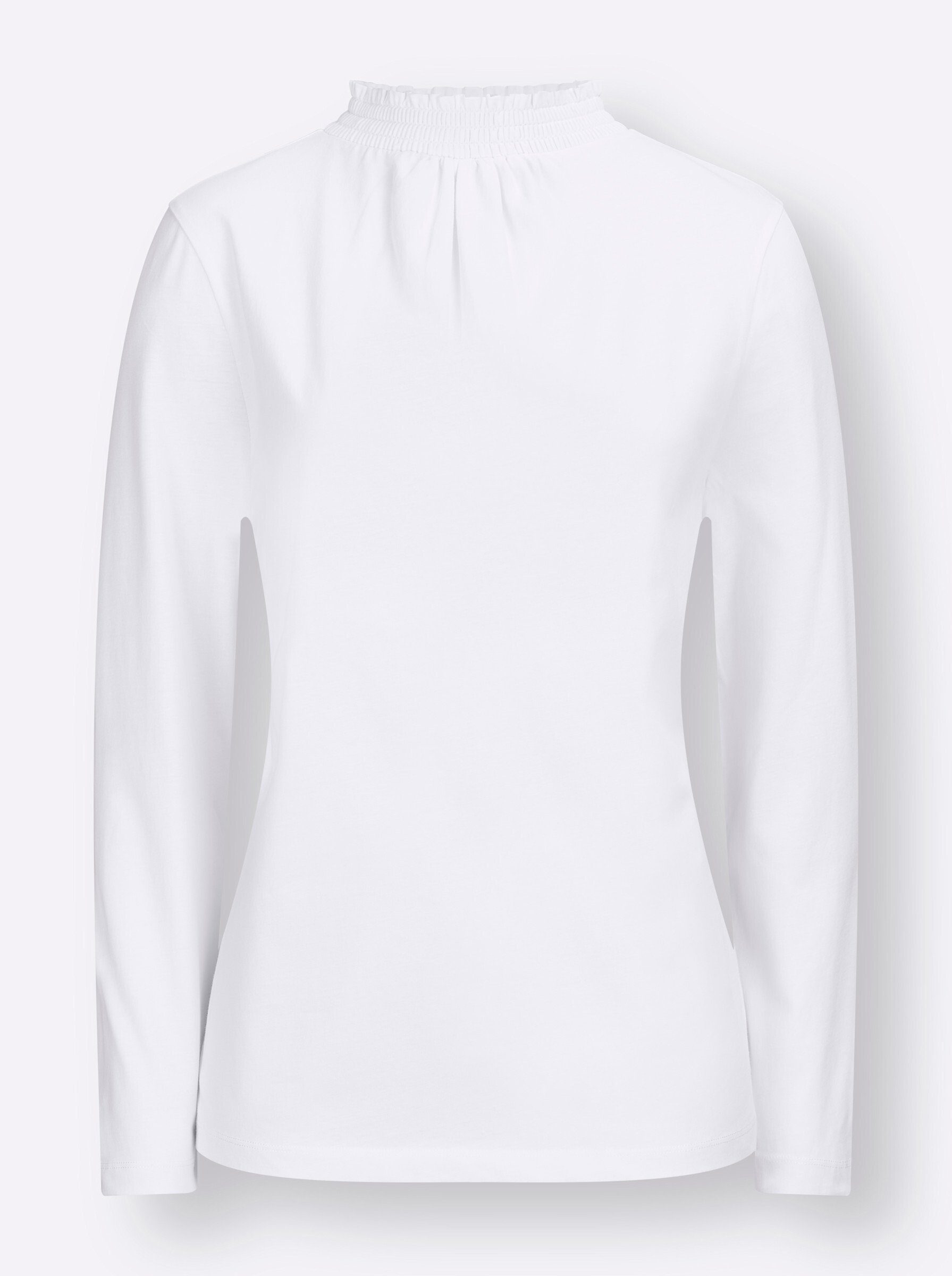 Sieh an! T-Shirt Stehkragen-Shirt Langarm – Bild 3 von 3