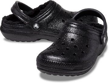 Crocs Classic Glitter Lined Clog Clog für Drinnen und Draußen