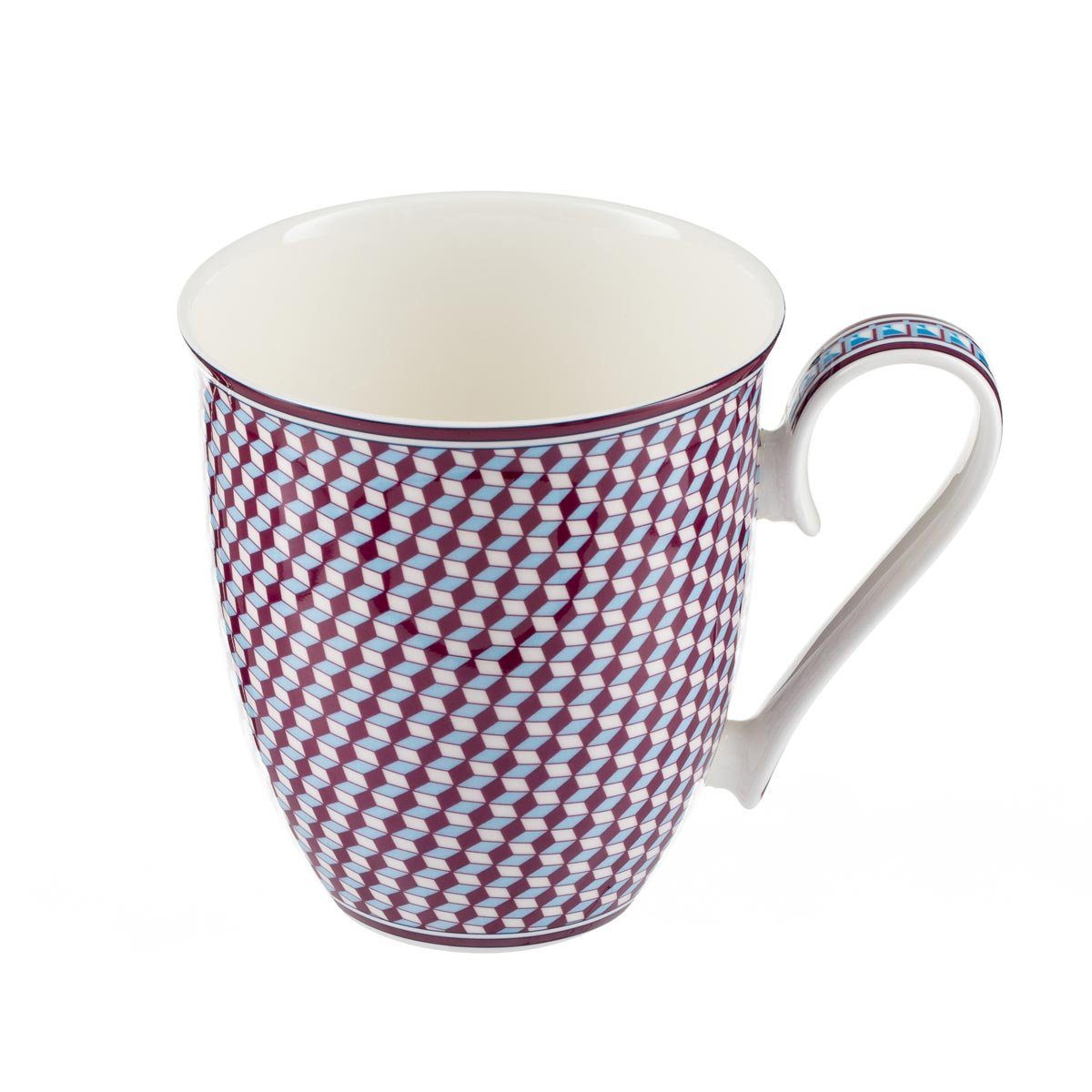 Jameson + Tailor Becher, Brillantporzellan, Jameson & Tailor Henkelbecher 0,6 l Brillantporzellan