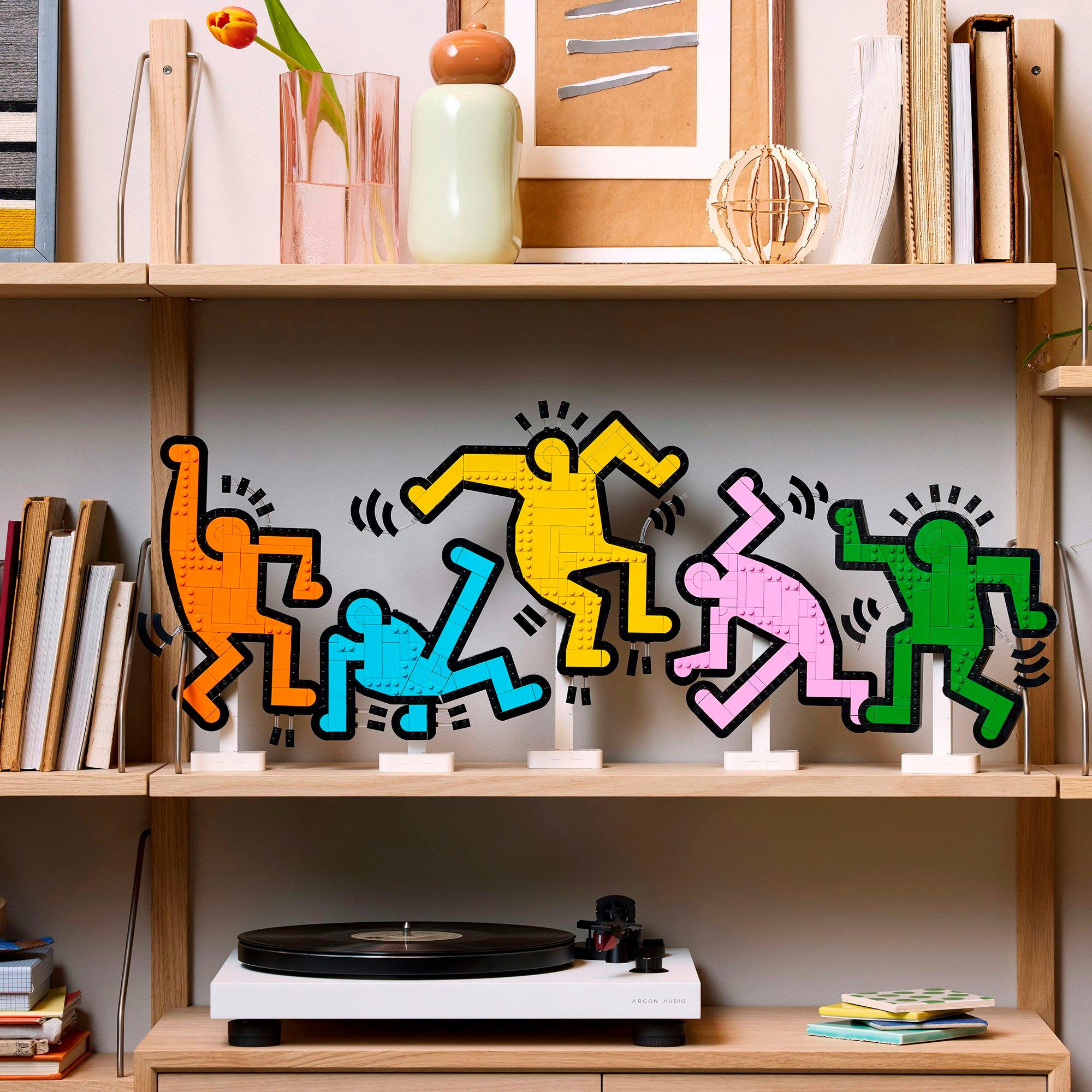 LEGO® Keith Haring – Tanzende Figuren (31216), LEGO ART Konstruktionsspielsteine, (1773 St) – Bild 4 von 5
