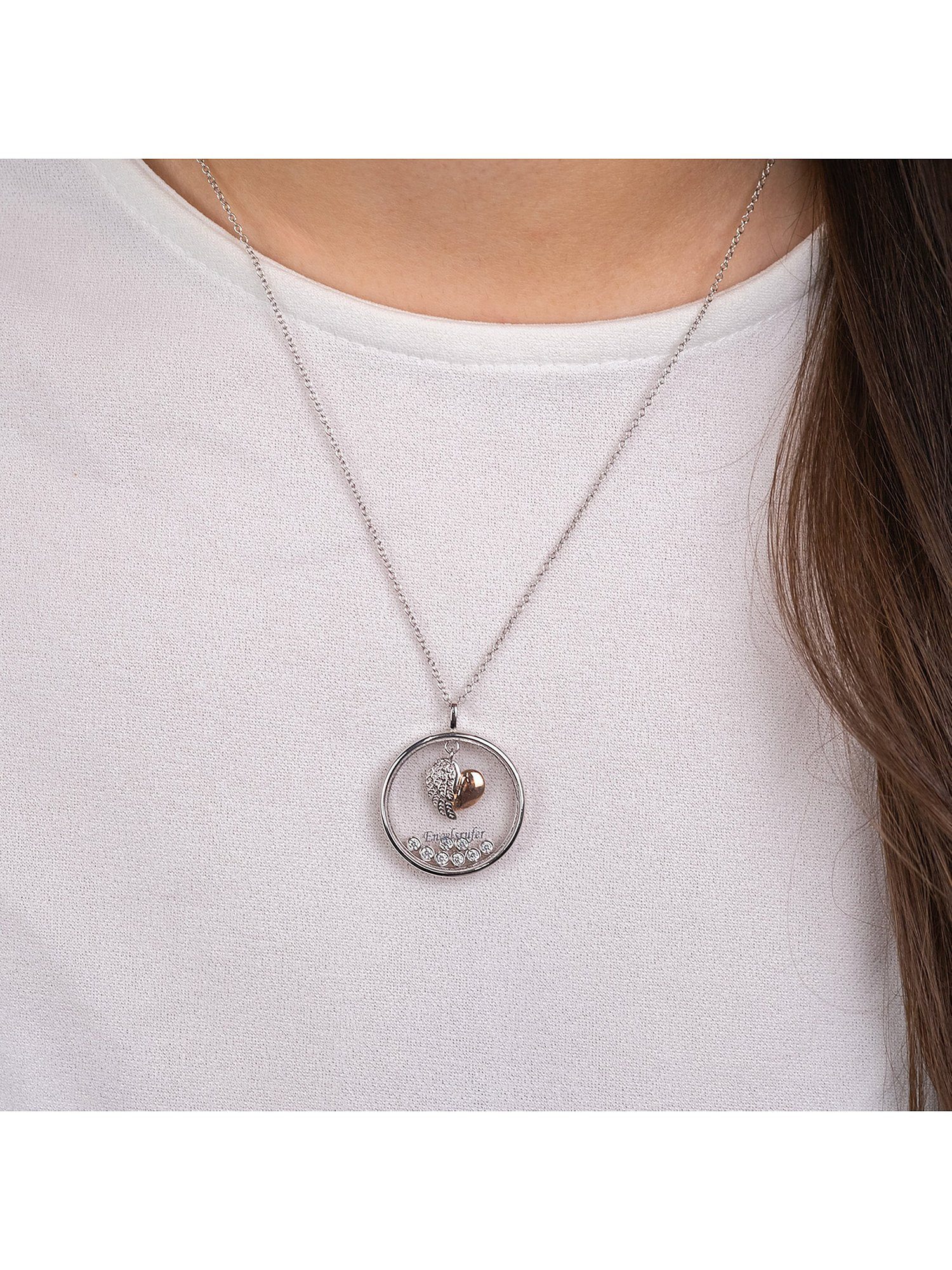 Engelsrufer Silberkette Engelsrufer Damen-Kette 925er Silber 8 Zirkonia günstig online kaufen