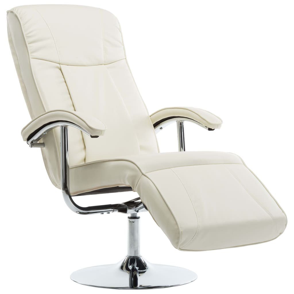 Sessel Kunstleder TV-Creme furnicato