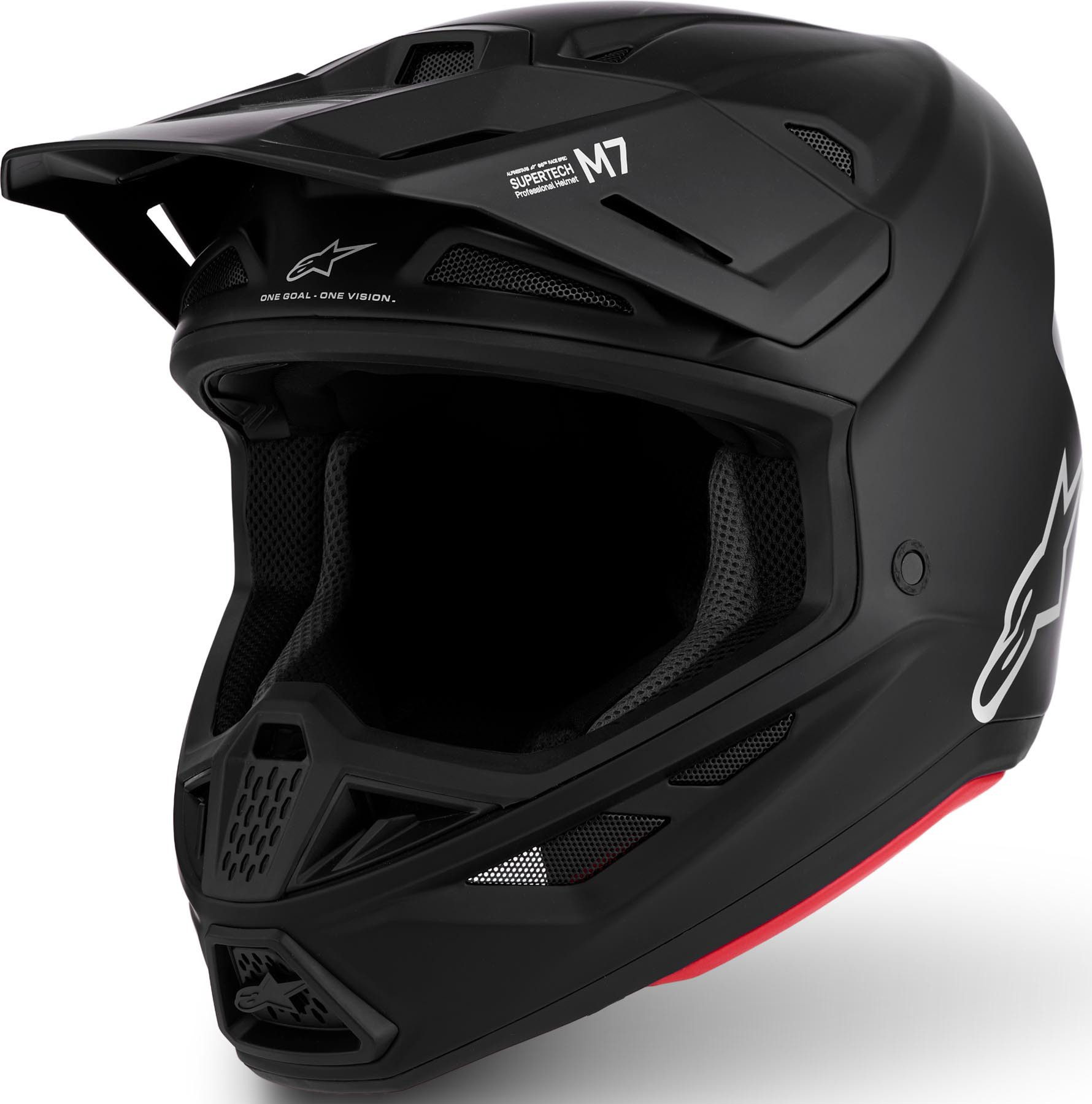 Alpinestars Motocrosshelm S-M7 Motocross Helm, Vorbereitet Für Kommunikationssystem