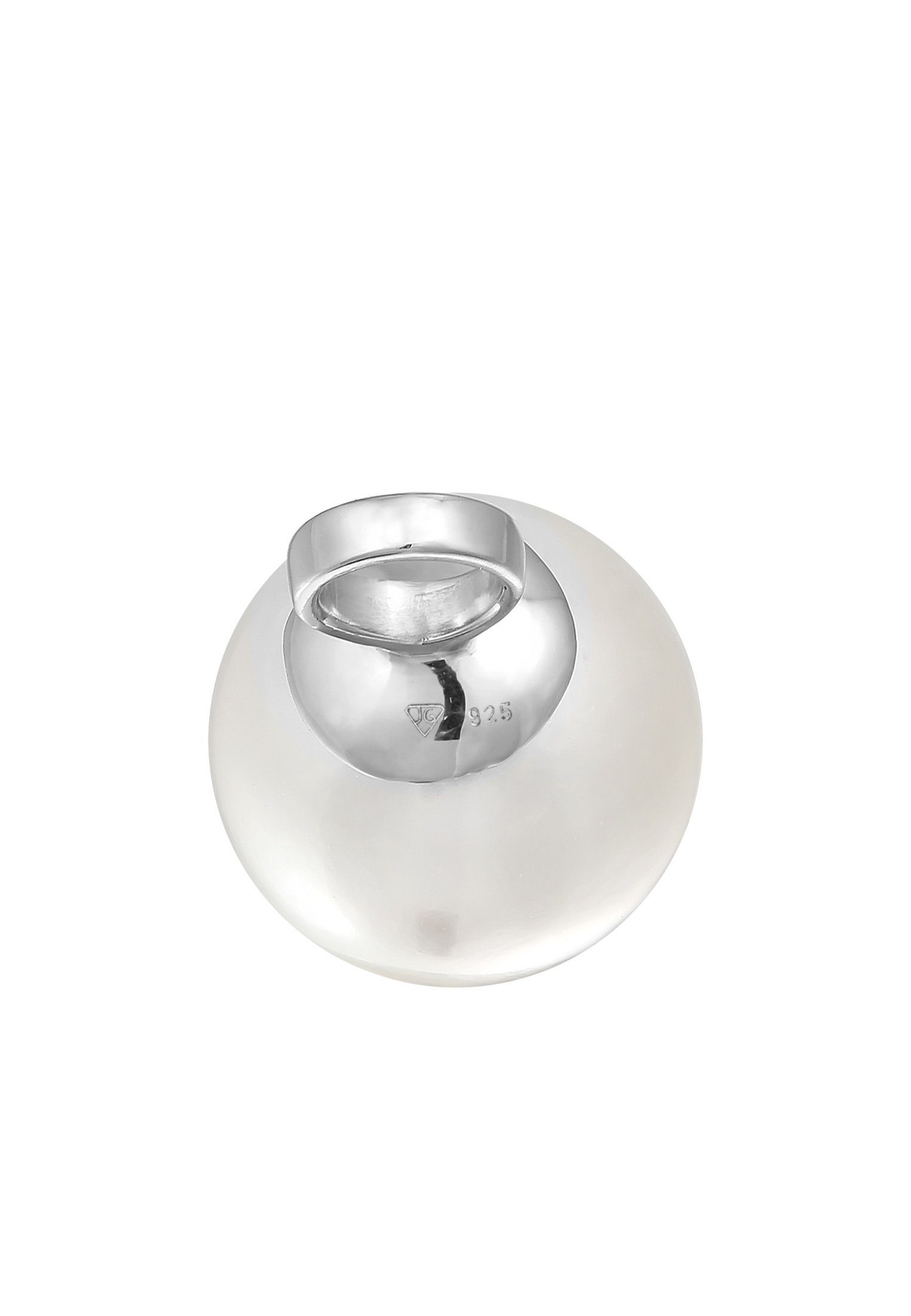 Nenalina Kettenanhänger Basic Muschelkernperle Klassisch Rund 925 Silber günstig online kaufen