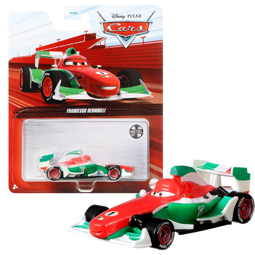 Disney Cars Spielzeug-Rennwagen Francesco Bernoulli FLM10 Disney Cars Cast 1:55 Mattel Fahrzeuge