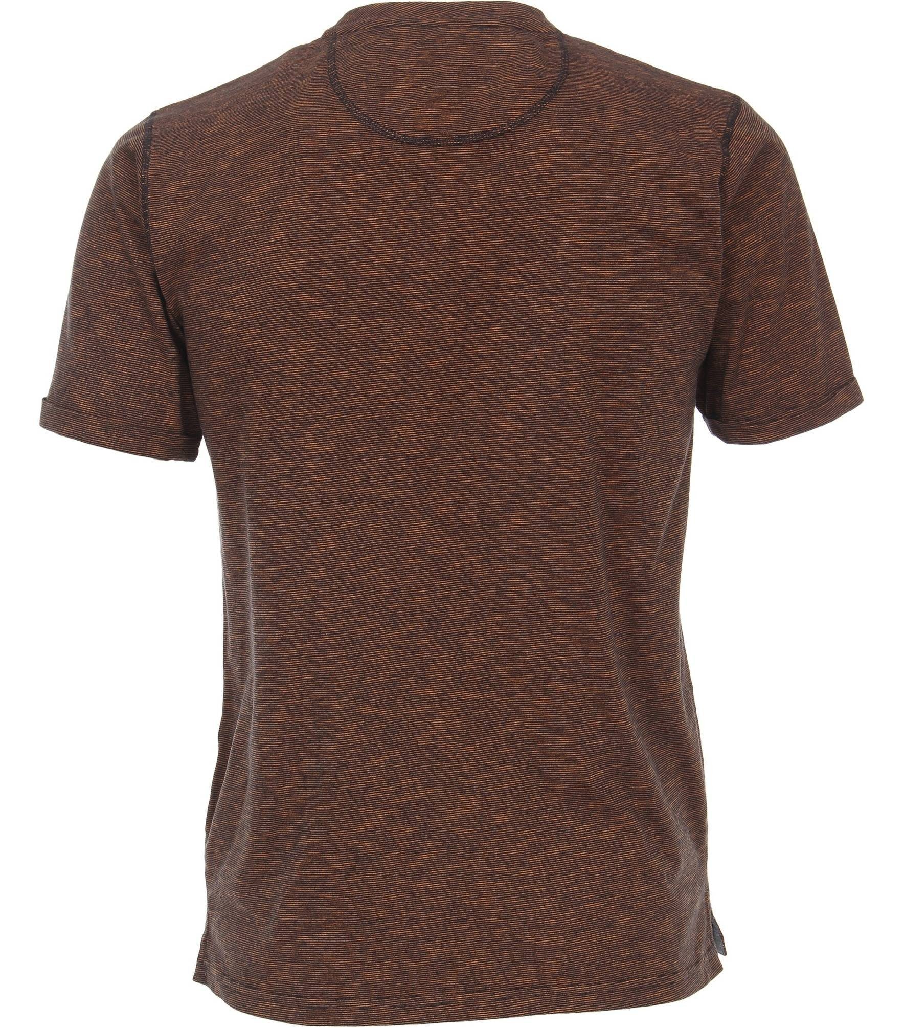 (470) CASAMODA T-Shirt Henley-Ausschnitt 933995200 Orange