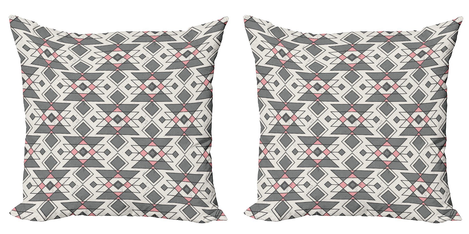 Kissenbezüge Modern Accent Doppelseitiger Digitaldruck, Abakuhaus (2 Stück), Abstrakt Geometrische Aztec Ethnic