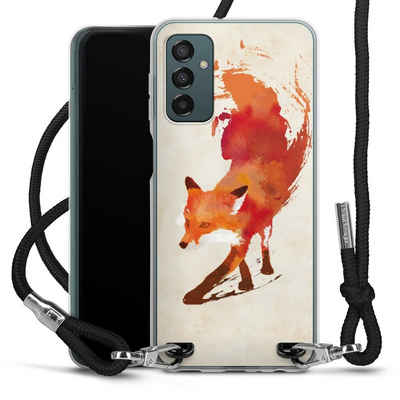 DeinDesign Handyhülle Fuchs Graphic Vulpes Vulpes, Samsung Galaxy M23 5G Handykette Hülle mit Band Case zum Umhängen
