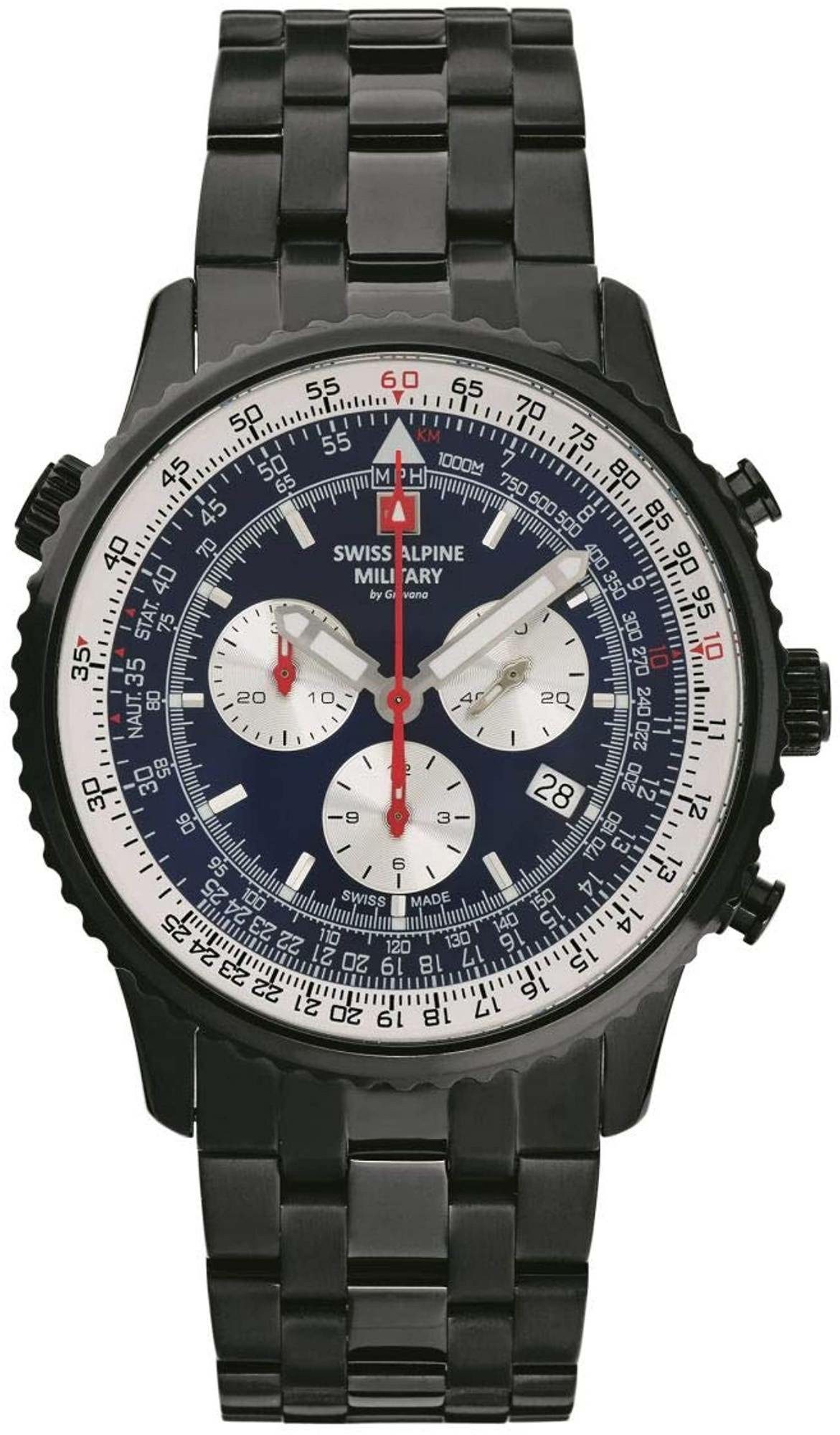 Swiss Alpine Military Chronograph Chronograph für Herren, (1-tlg., Armbanduhr)