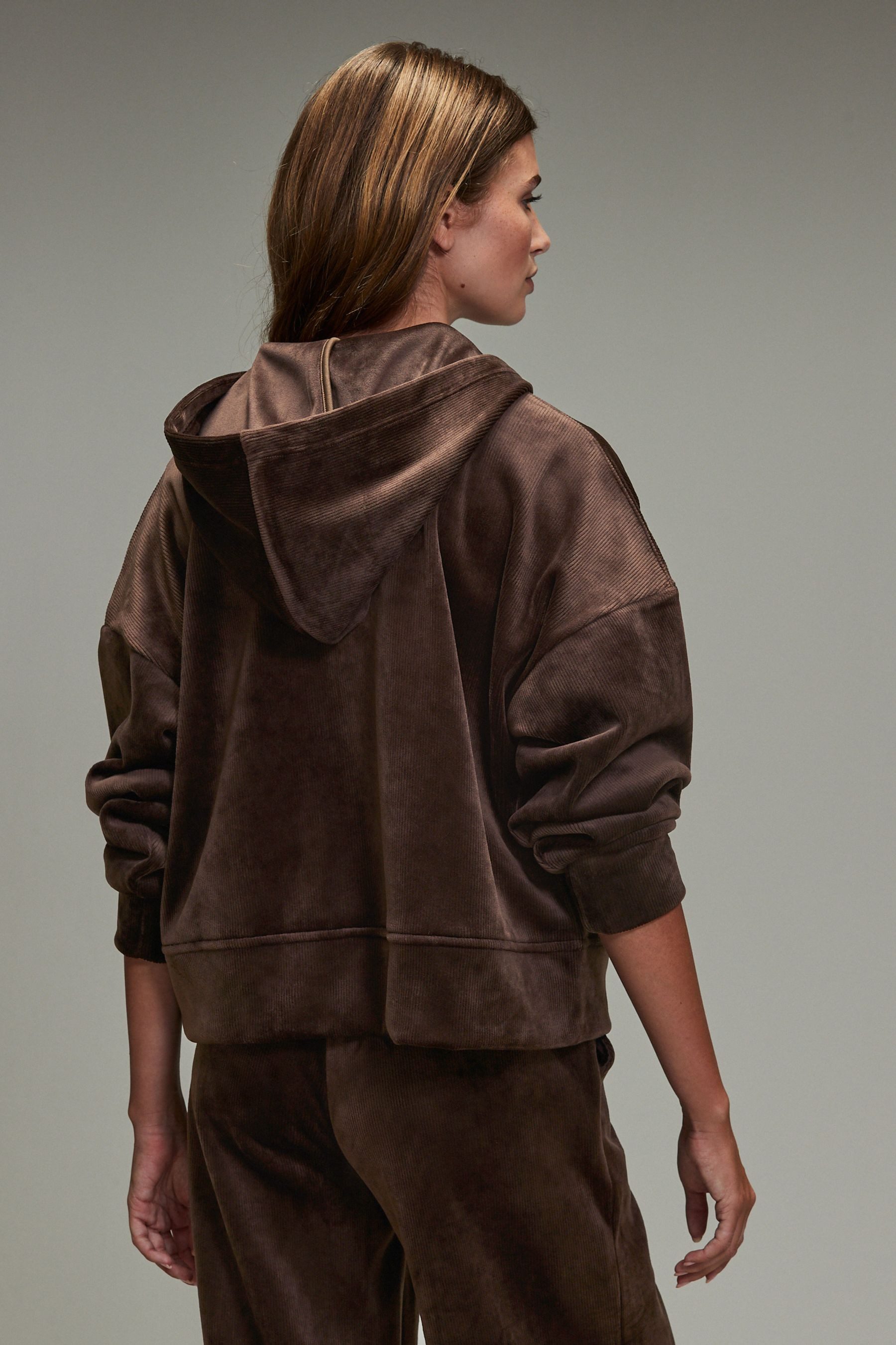 Next Kapuzenpullover Weiches Cordhoodie mit langen Ärmeln (1-tlg)