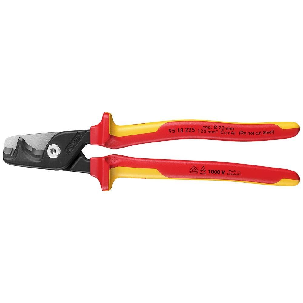 Knipex Kabelschere StepCut® XL Kabelscheren mit Stufenschnitt isolierender 95 18 225