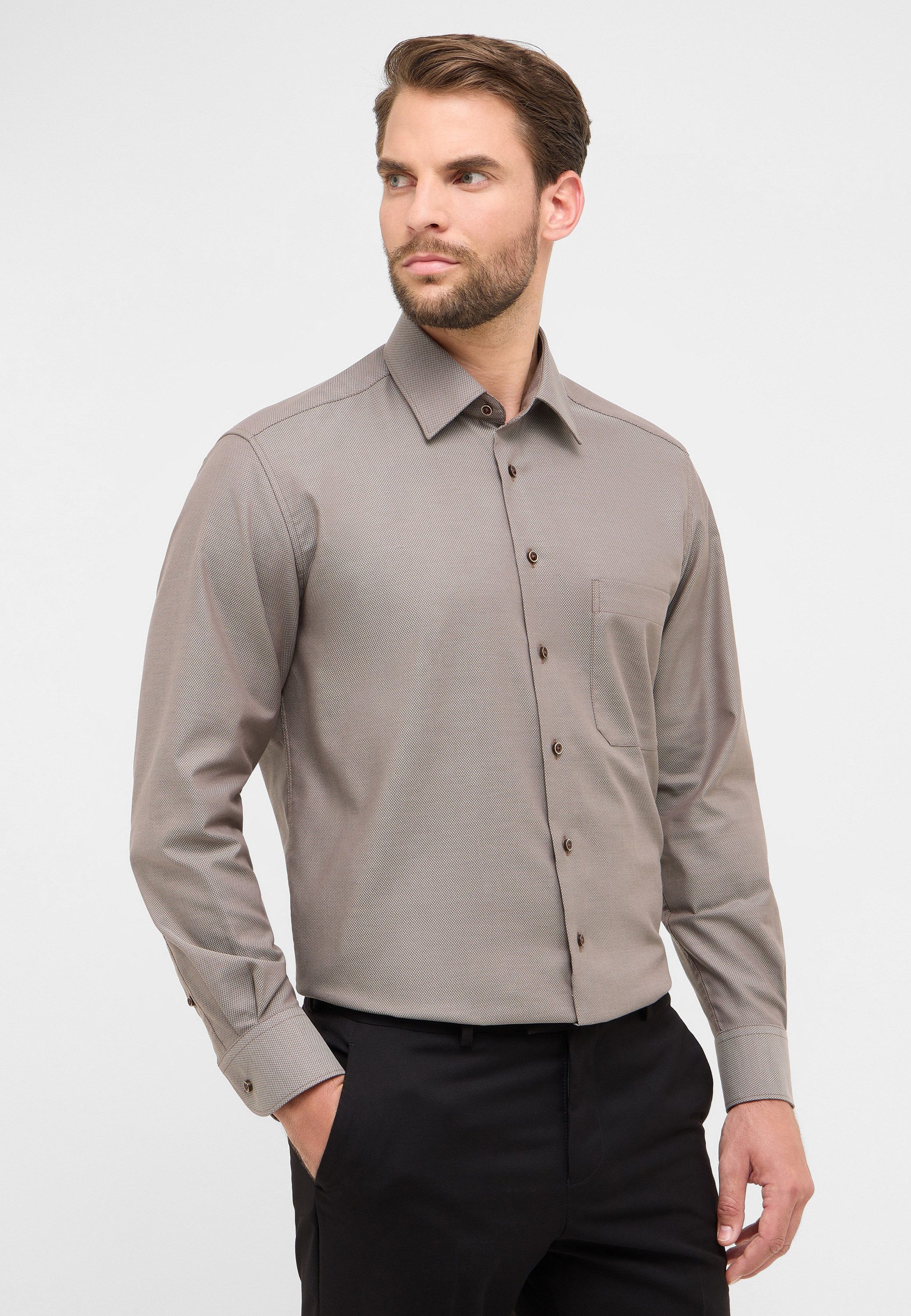 Eterna Langarmhemd COMFORT FIT NON IRON günstig online kaufen