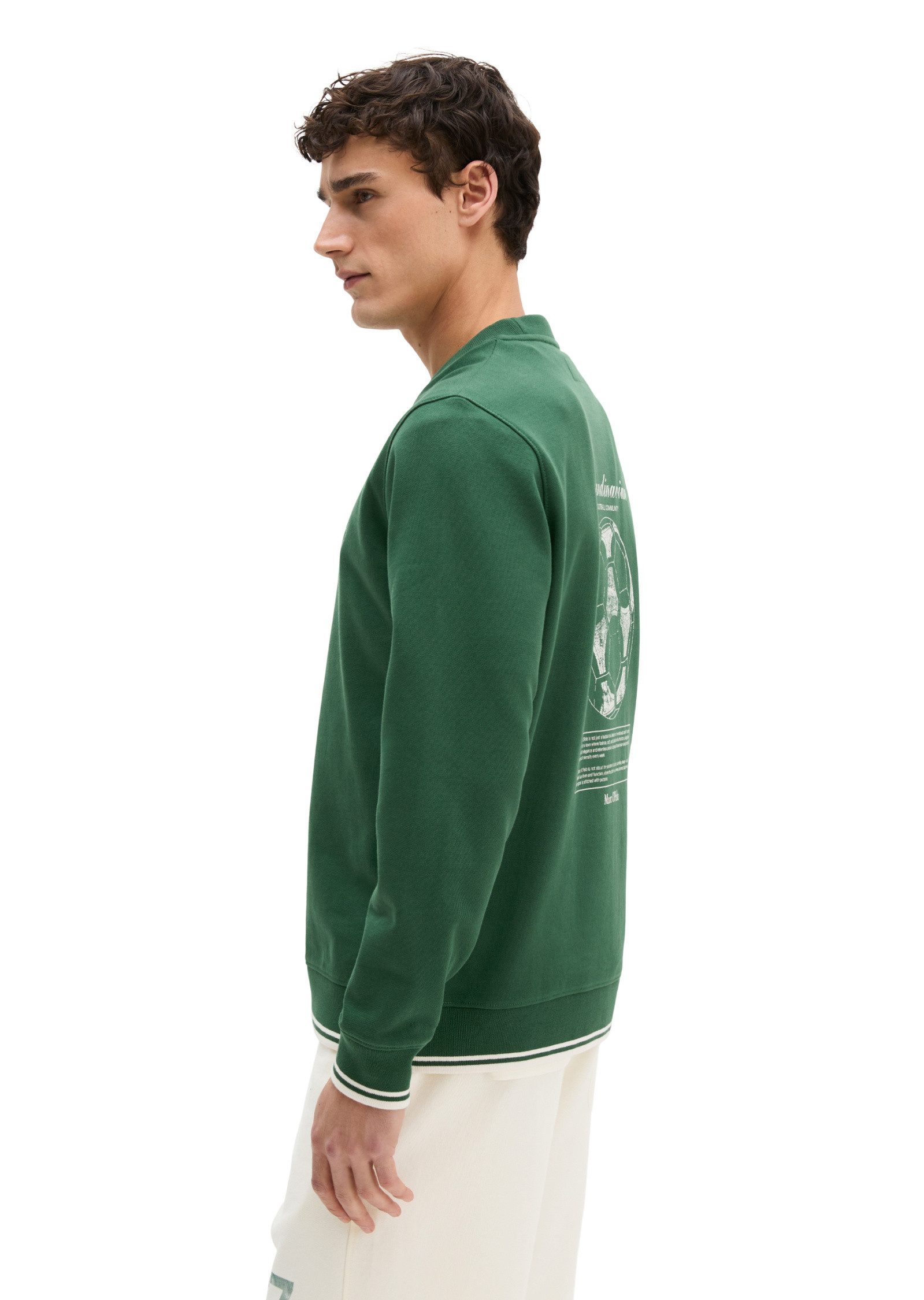 Marc O'Polo Sweatshirt mit Fußball-Rückenprint