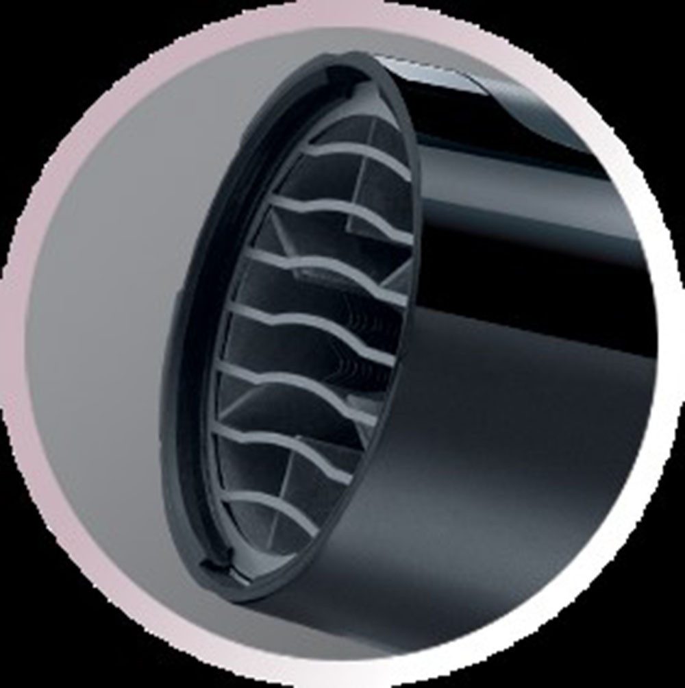 Remington Haartrockner D5210, 2200 W, mit Ionenpflege [leicht & leistungstark, Keramik-Ionen-Ring] schwarz