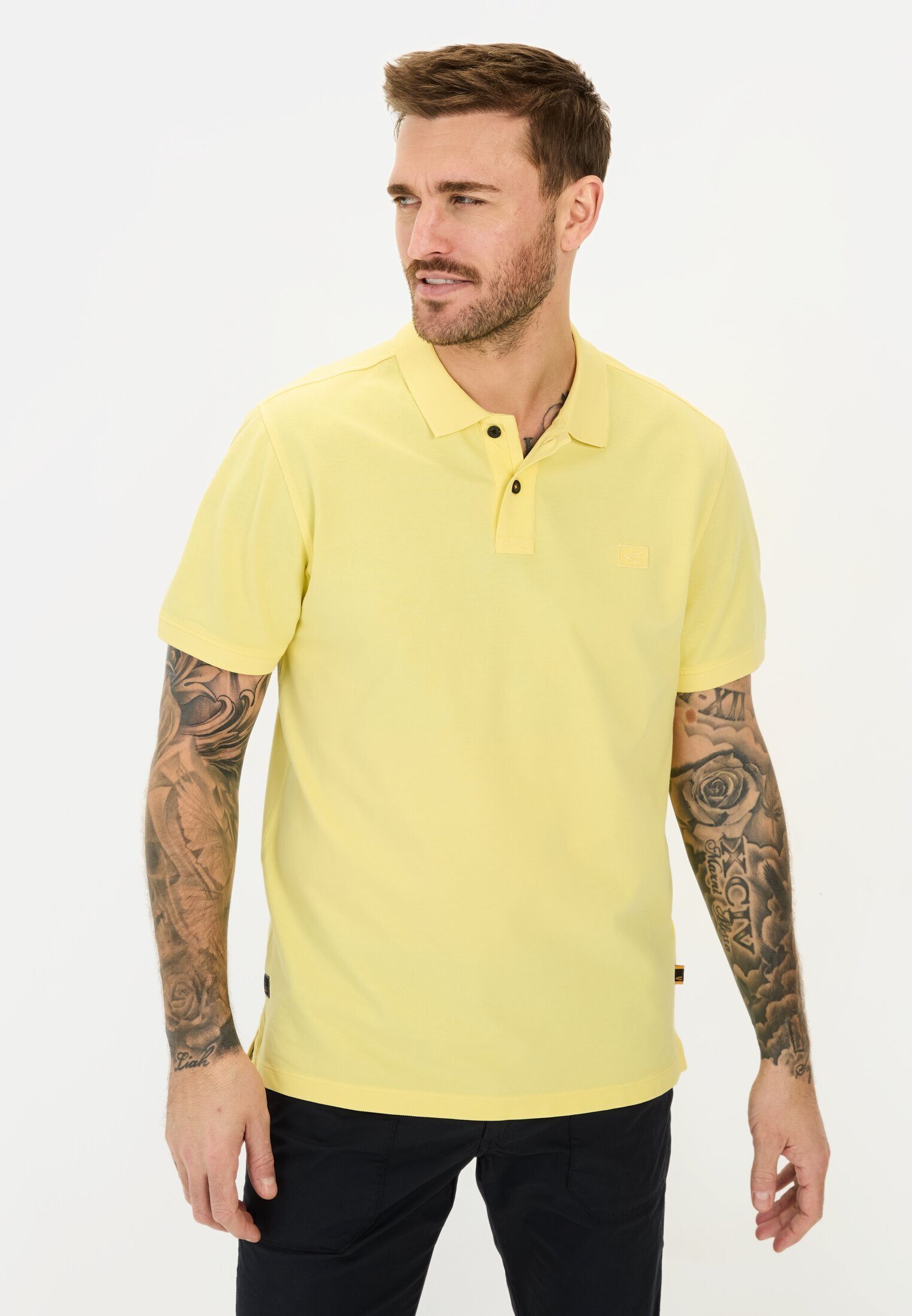 camel active Poloshirt mit Logo-Stickerei günstig online kaufen
